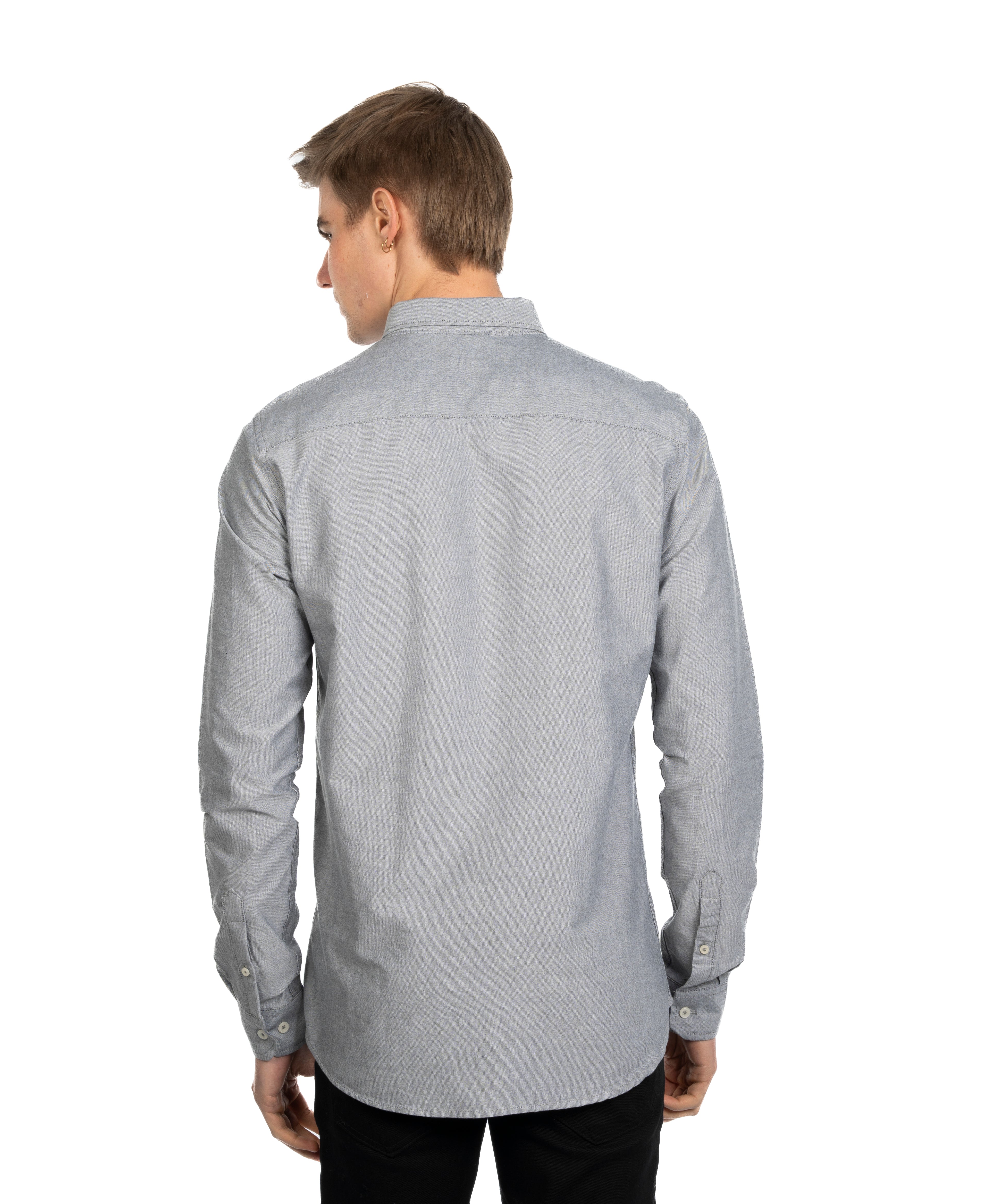 Long Sleeve Shirt - Men - Plain