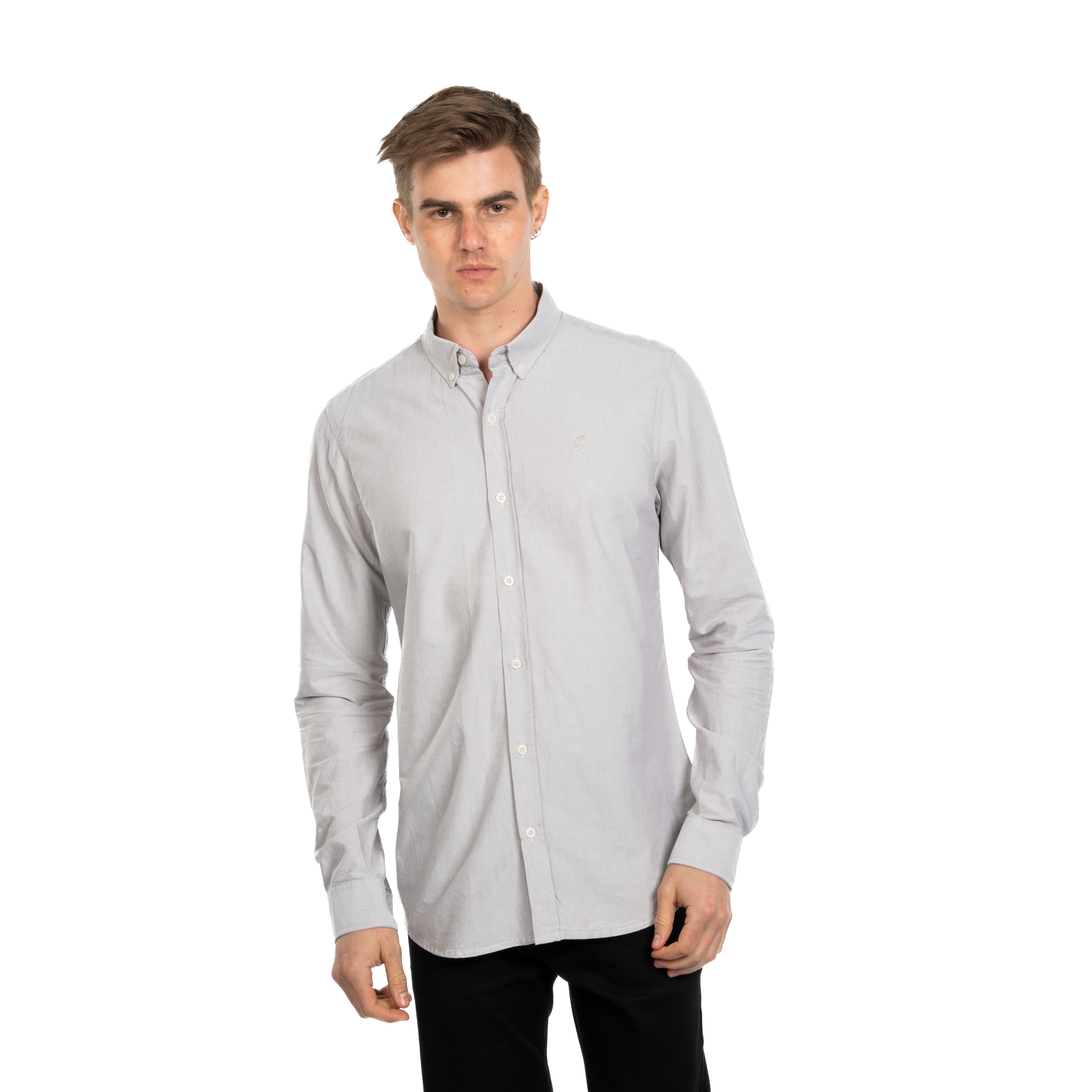 Long Sleeve Shirt - Men - Plain