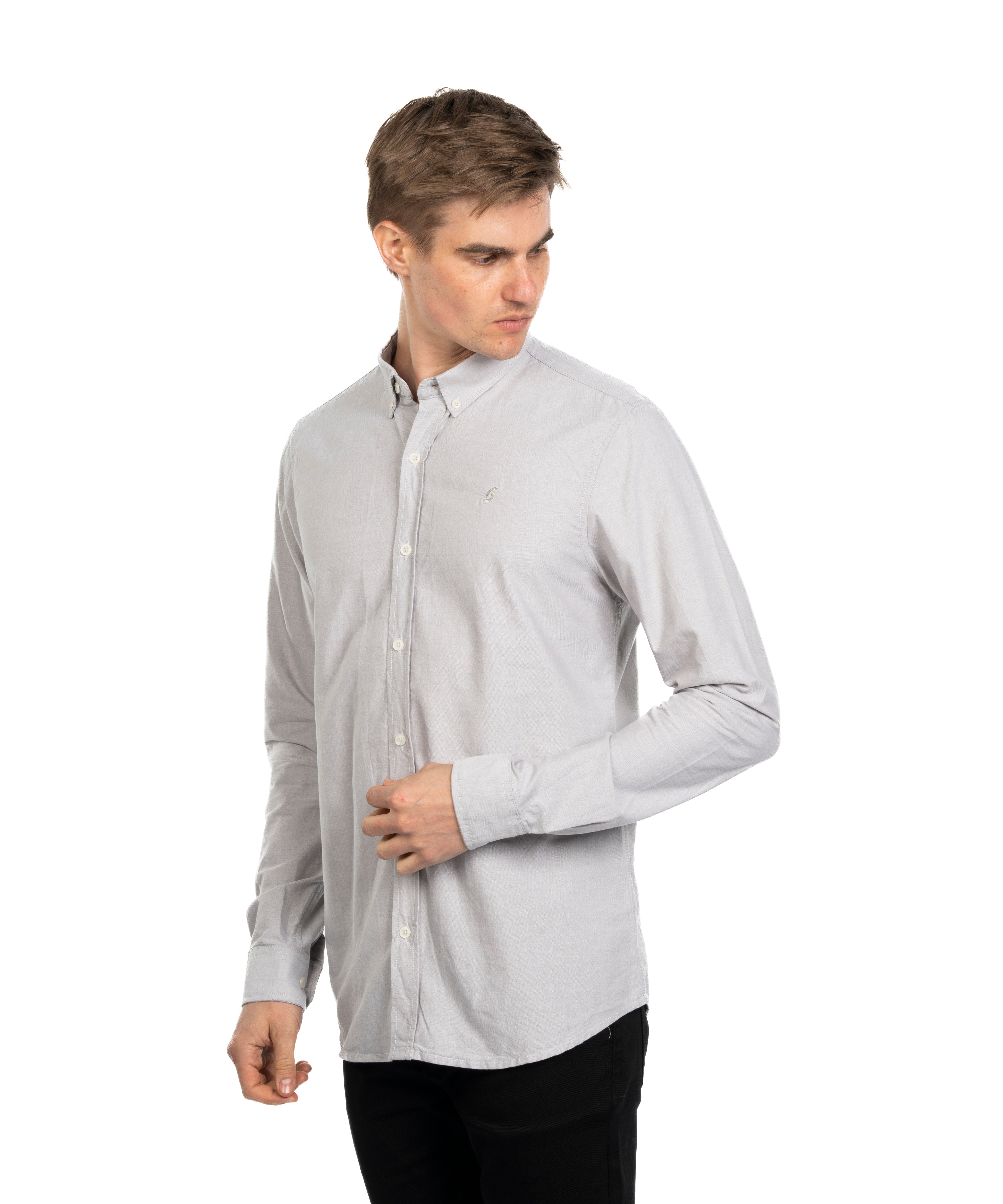 Long Sleeve Shirt - Men - Plain
