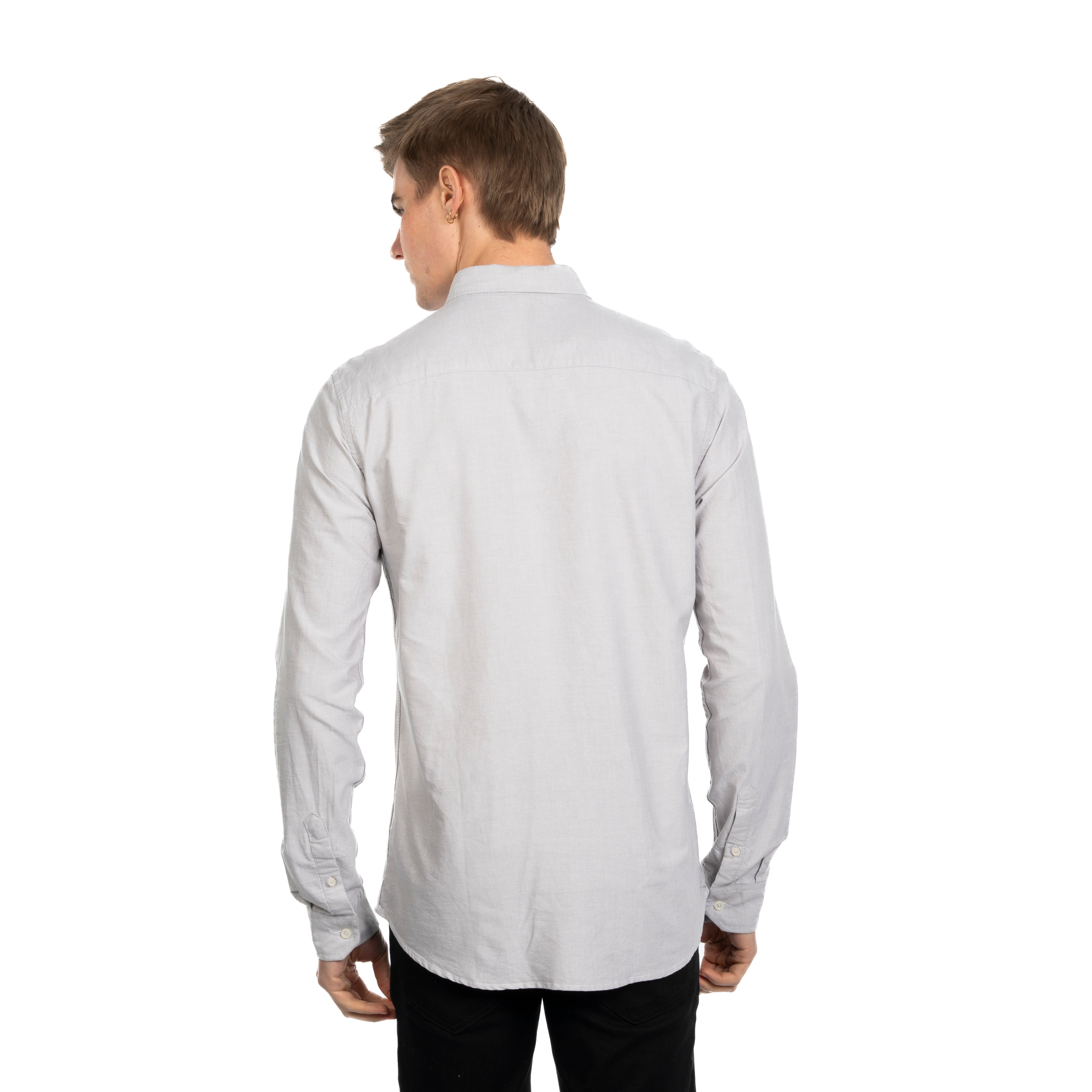 Long Sleeve Shirt - Men - Plain