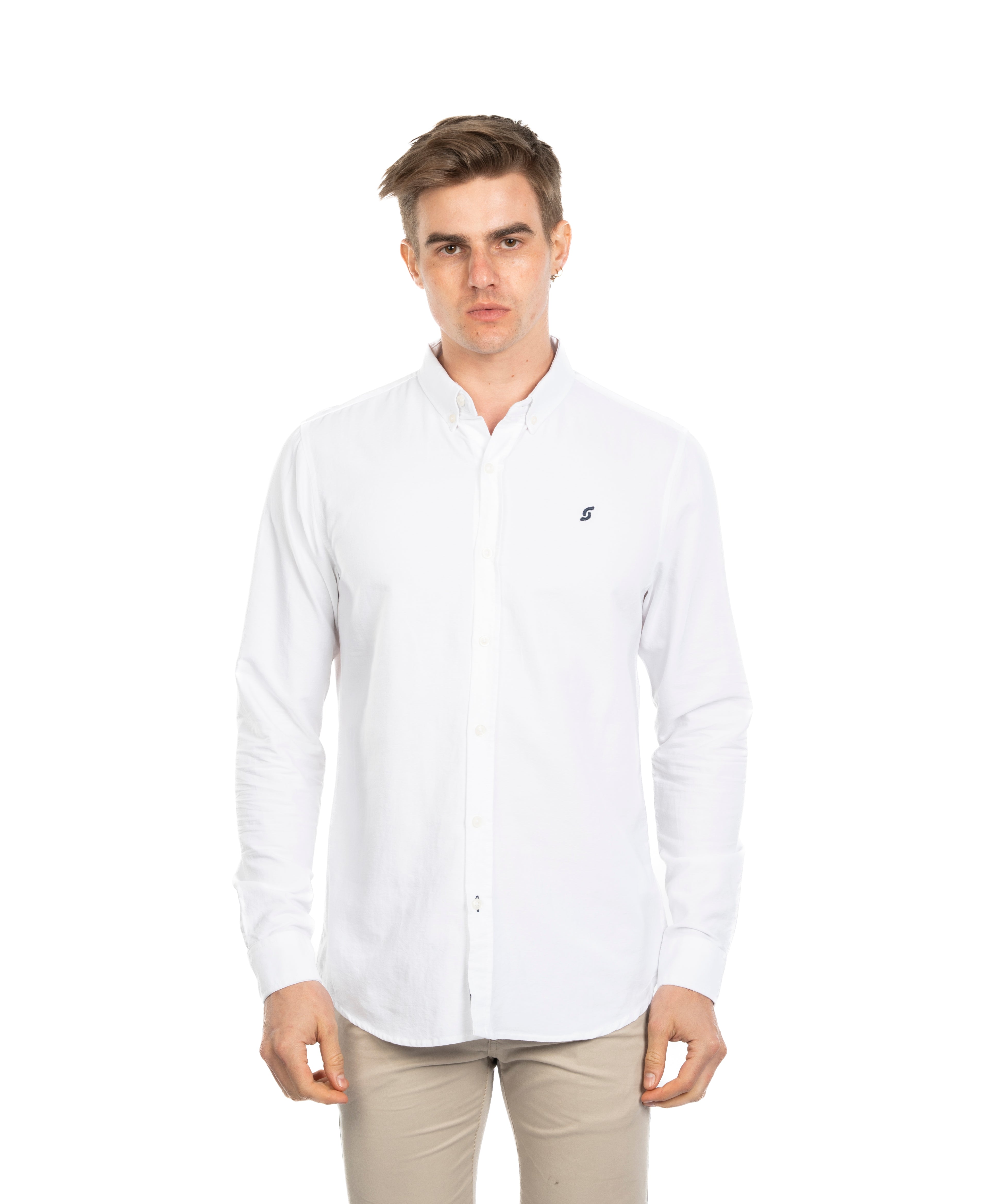 Long Sleeve Shirt - Men - Plain