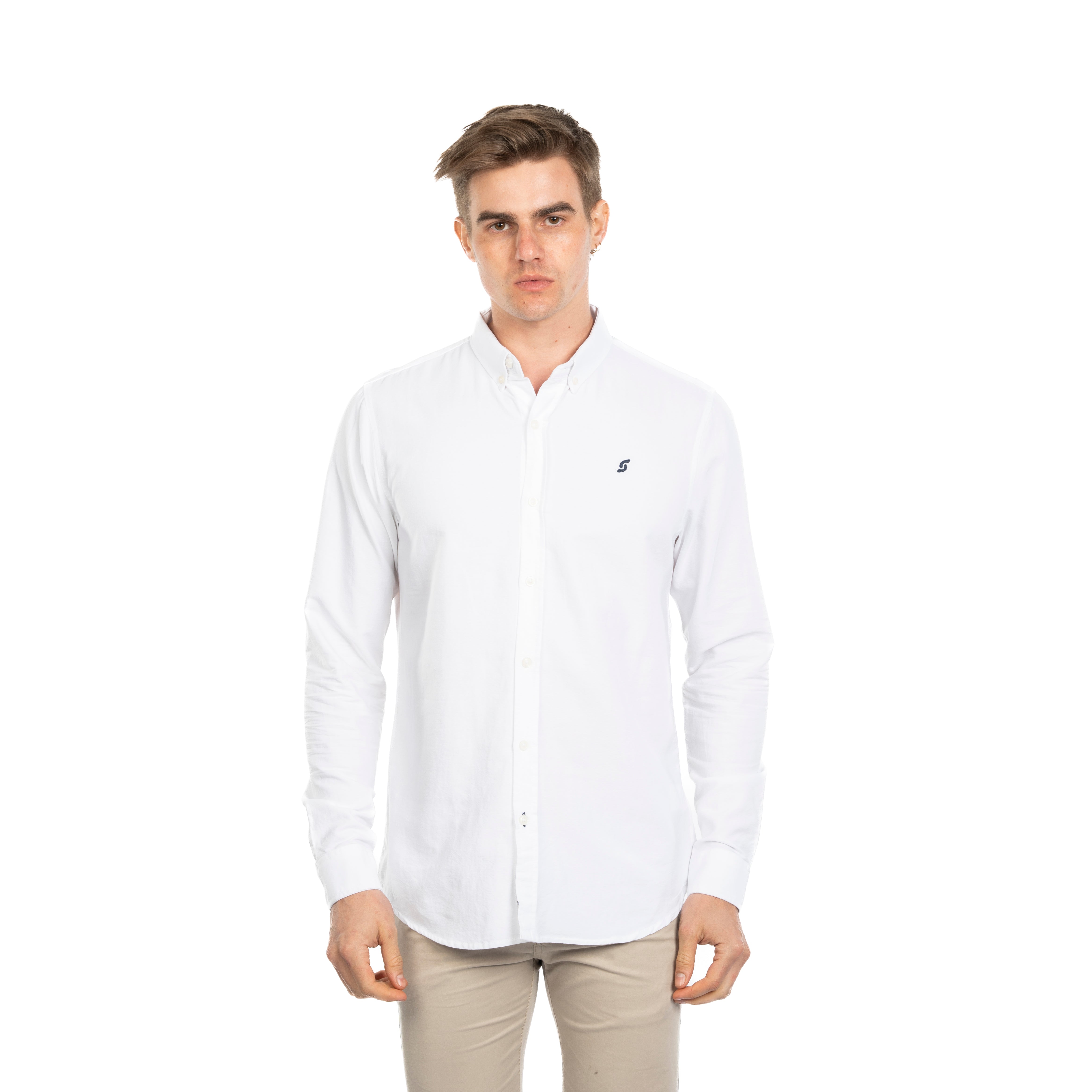 Long Sleeve Shirt - Men - Plain