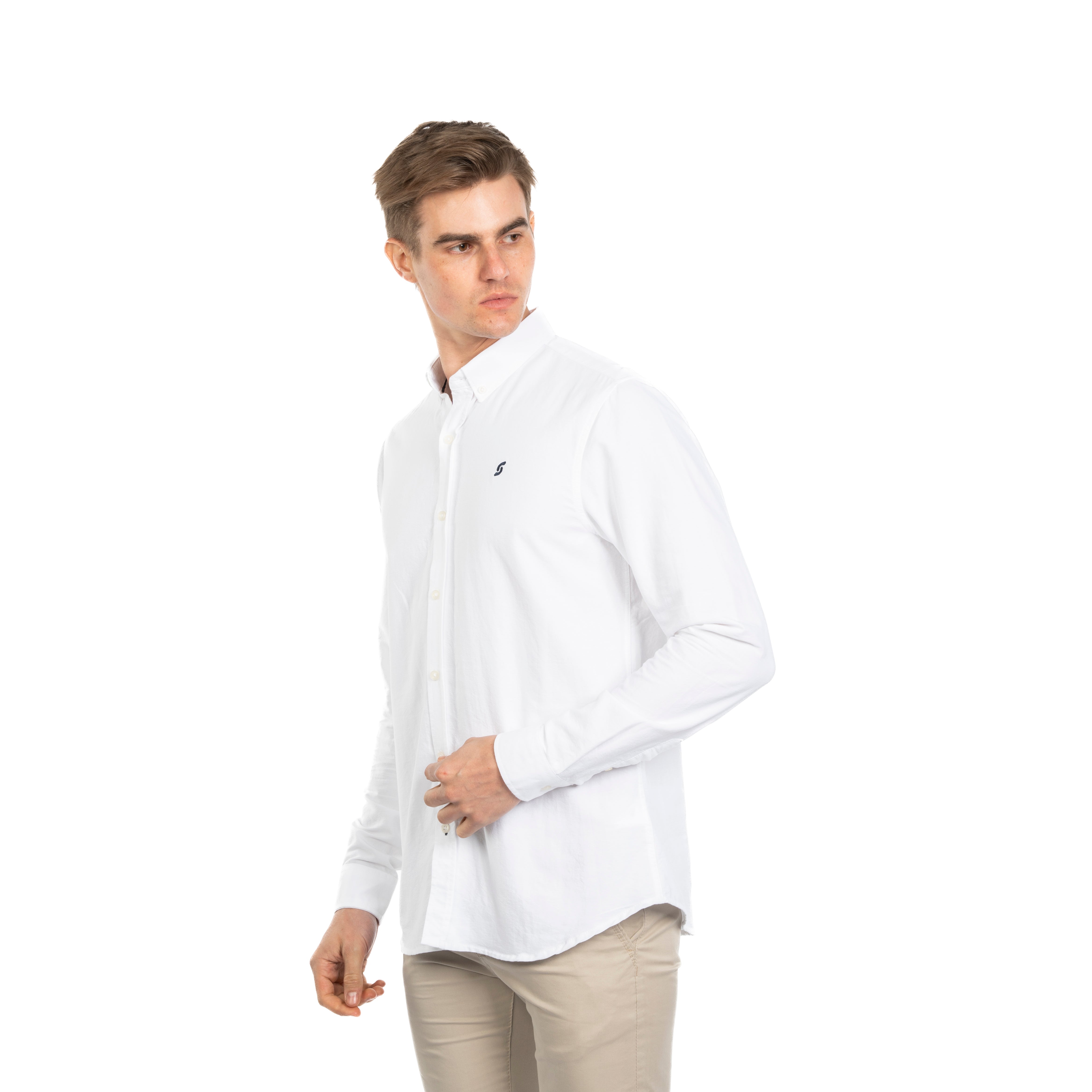 Long Sleeve Shirt - Men - Plain