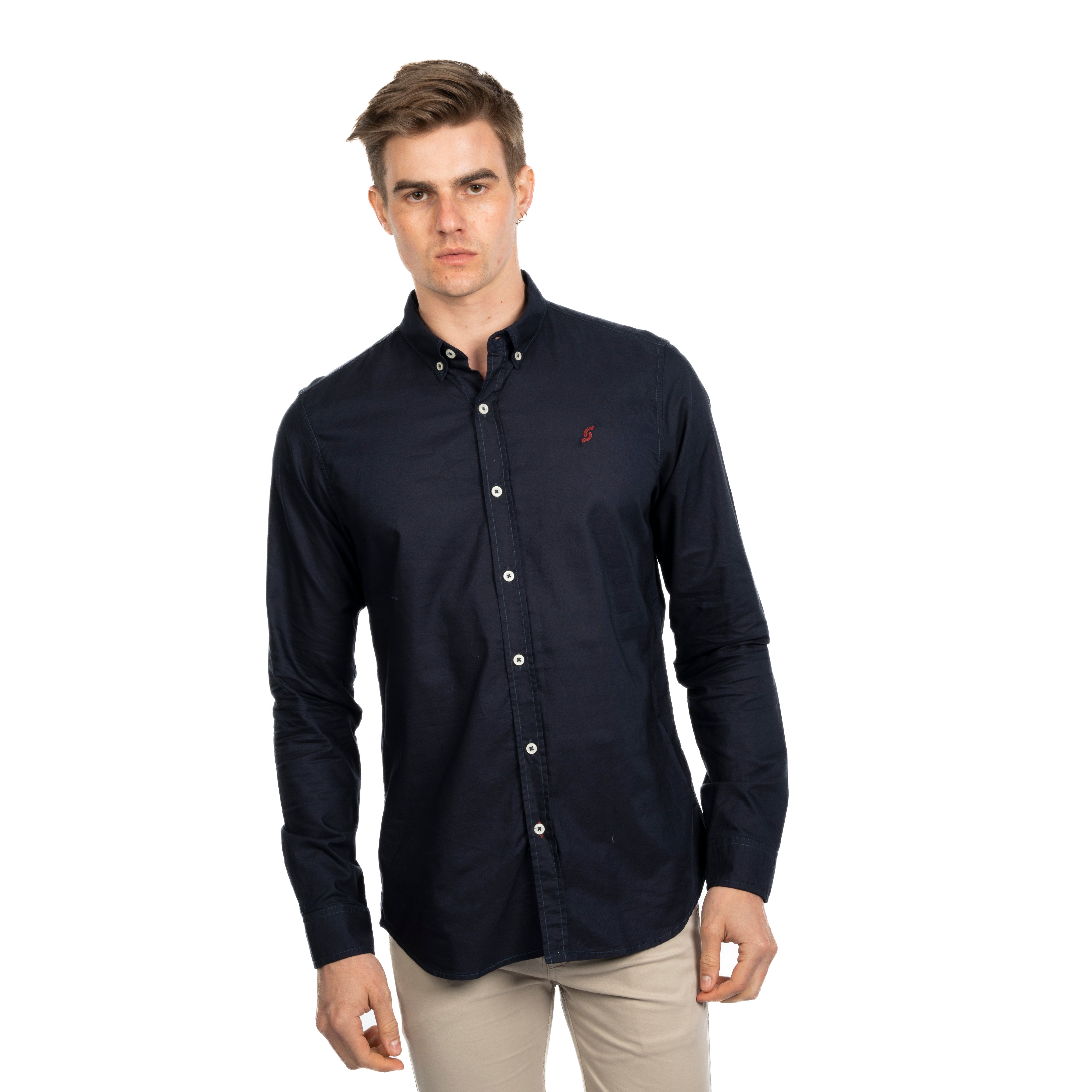 Long Sleeve Shirt - Men - Plain