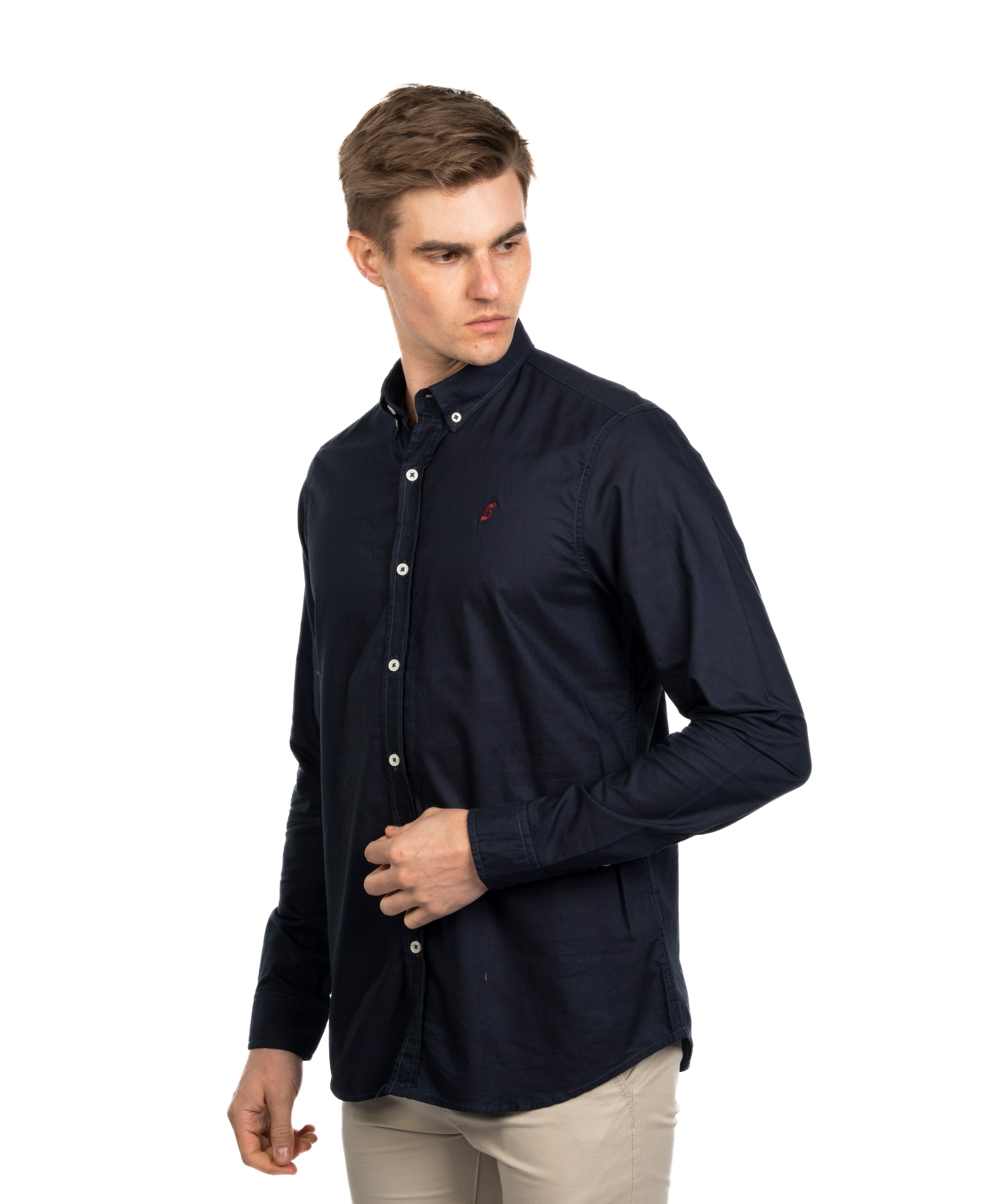 Long Sleeve Shirt - Men - Plain