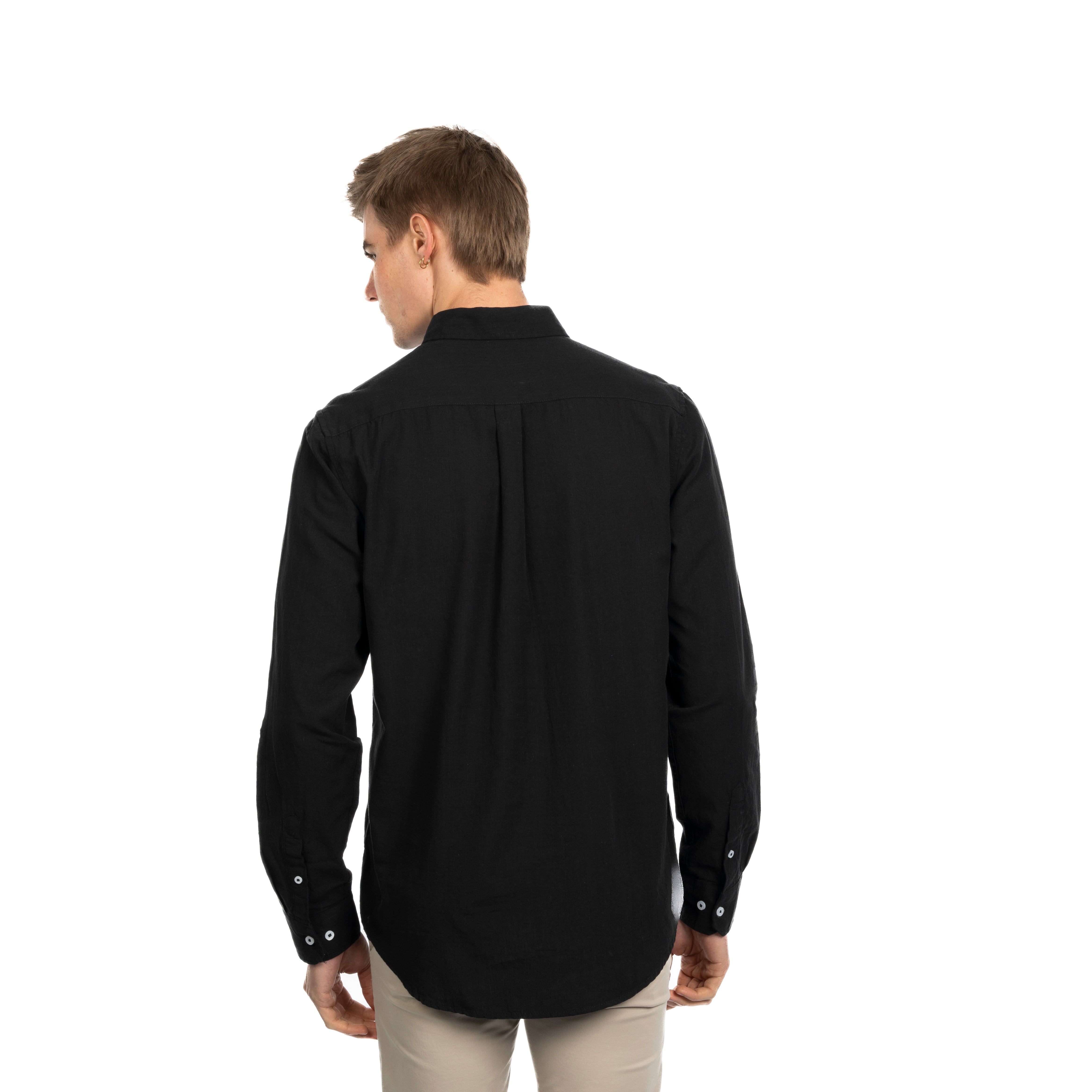 Long Sleeve Shirt - Men - Plain