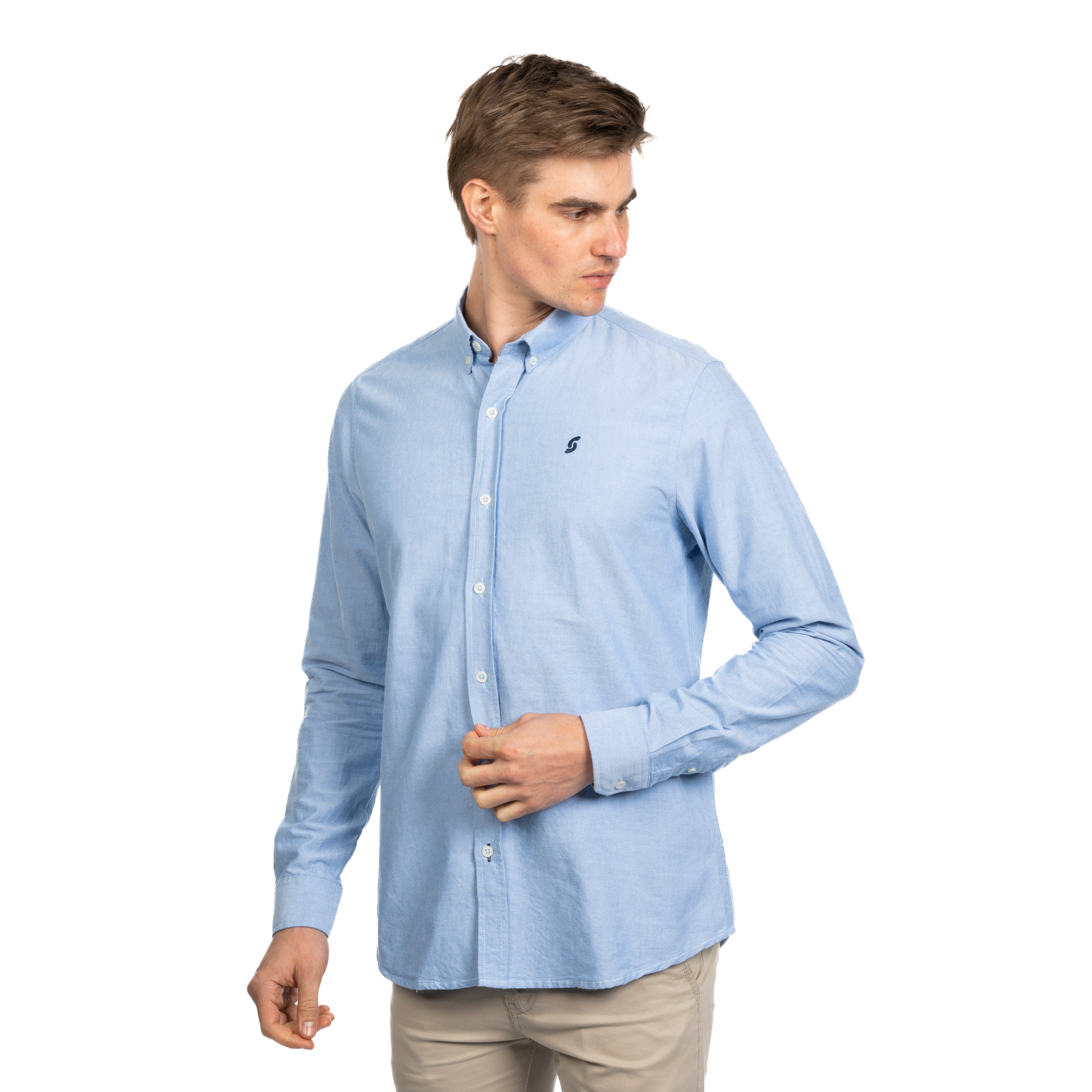 Long Sleeve Shirt - Men - Plain