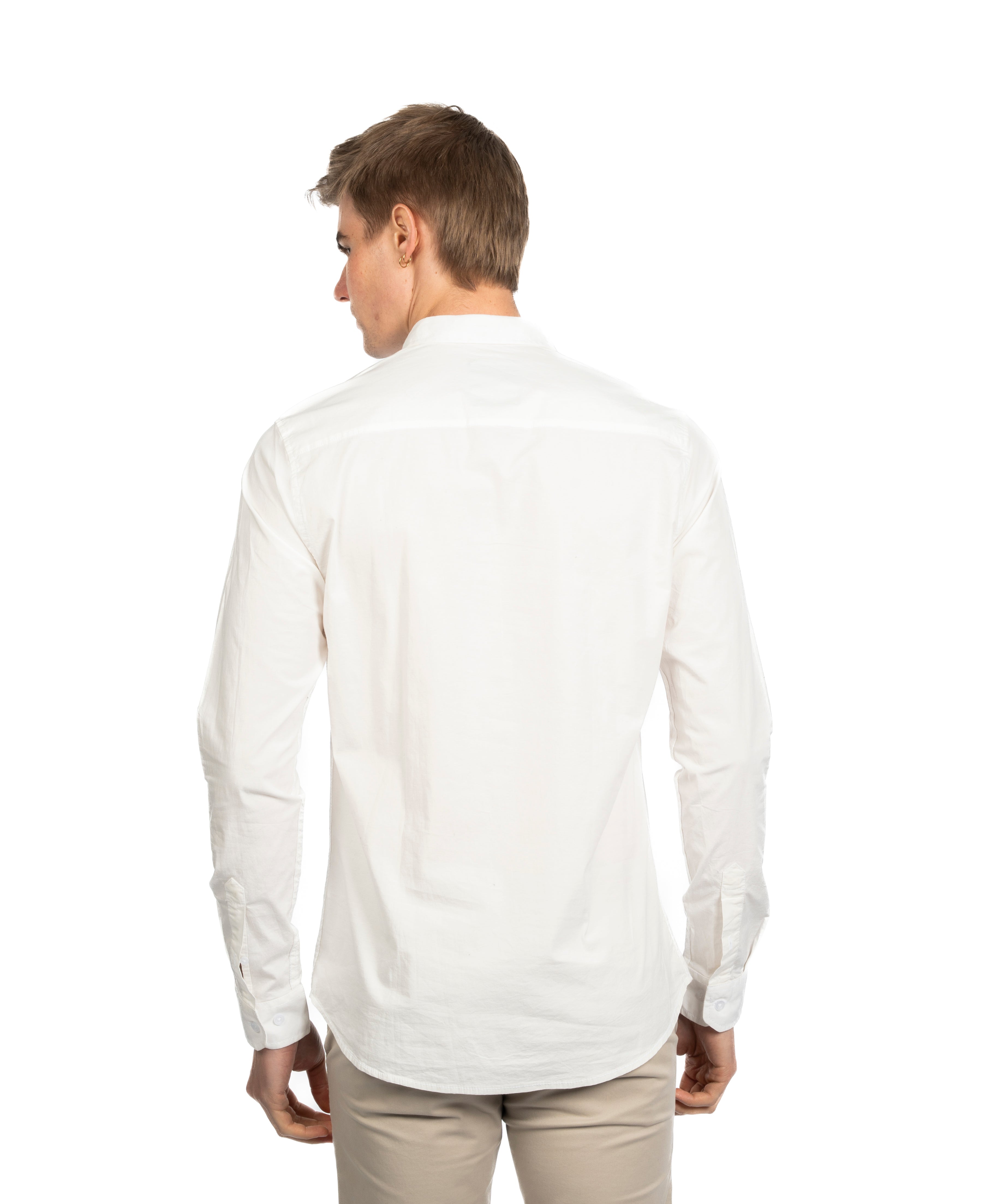 Long Sleeve Shirt - Men - Plain