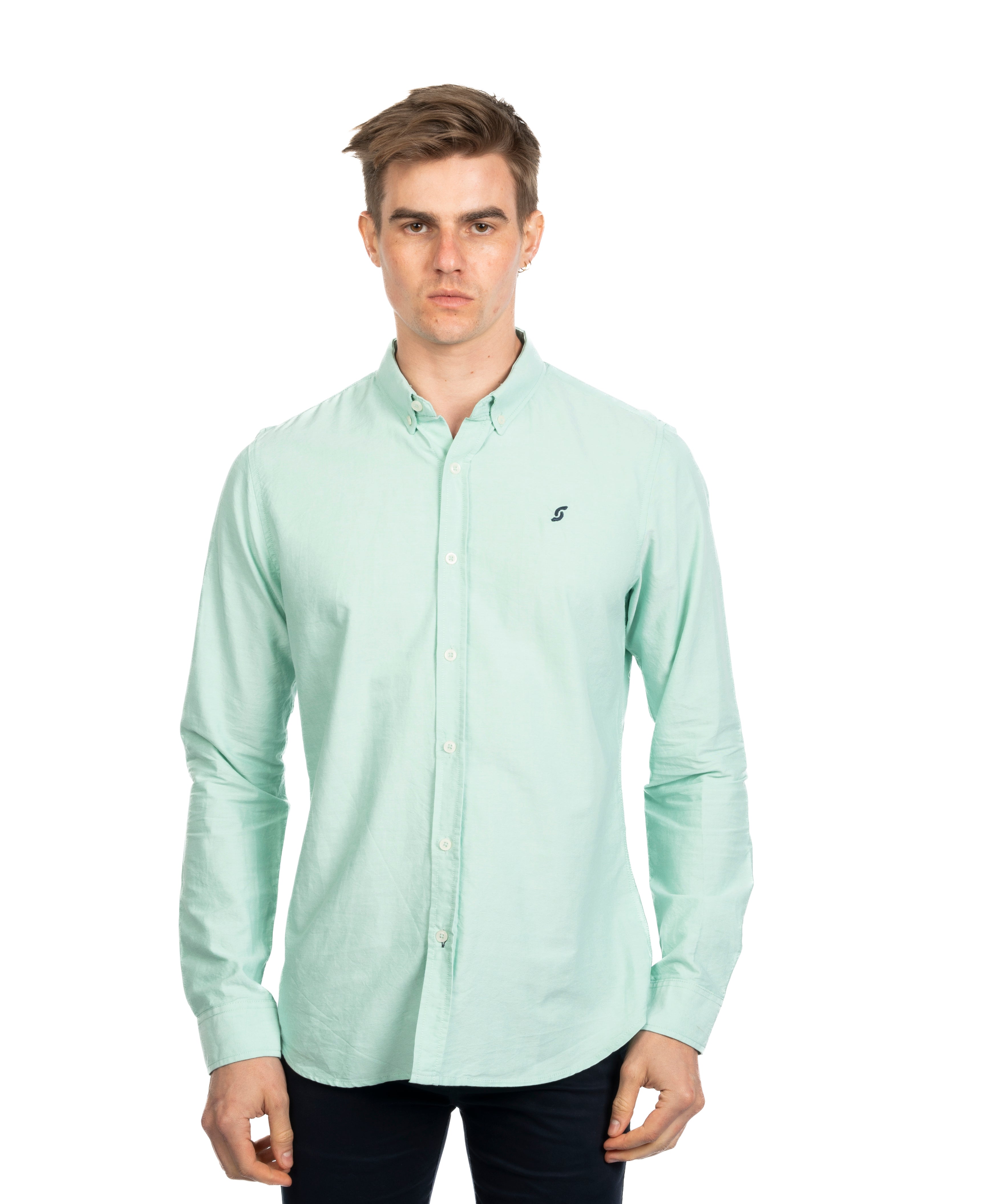 Long Sleeve Shirt - Men - Plain