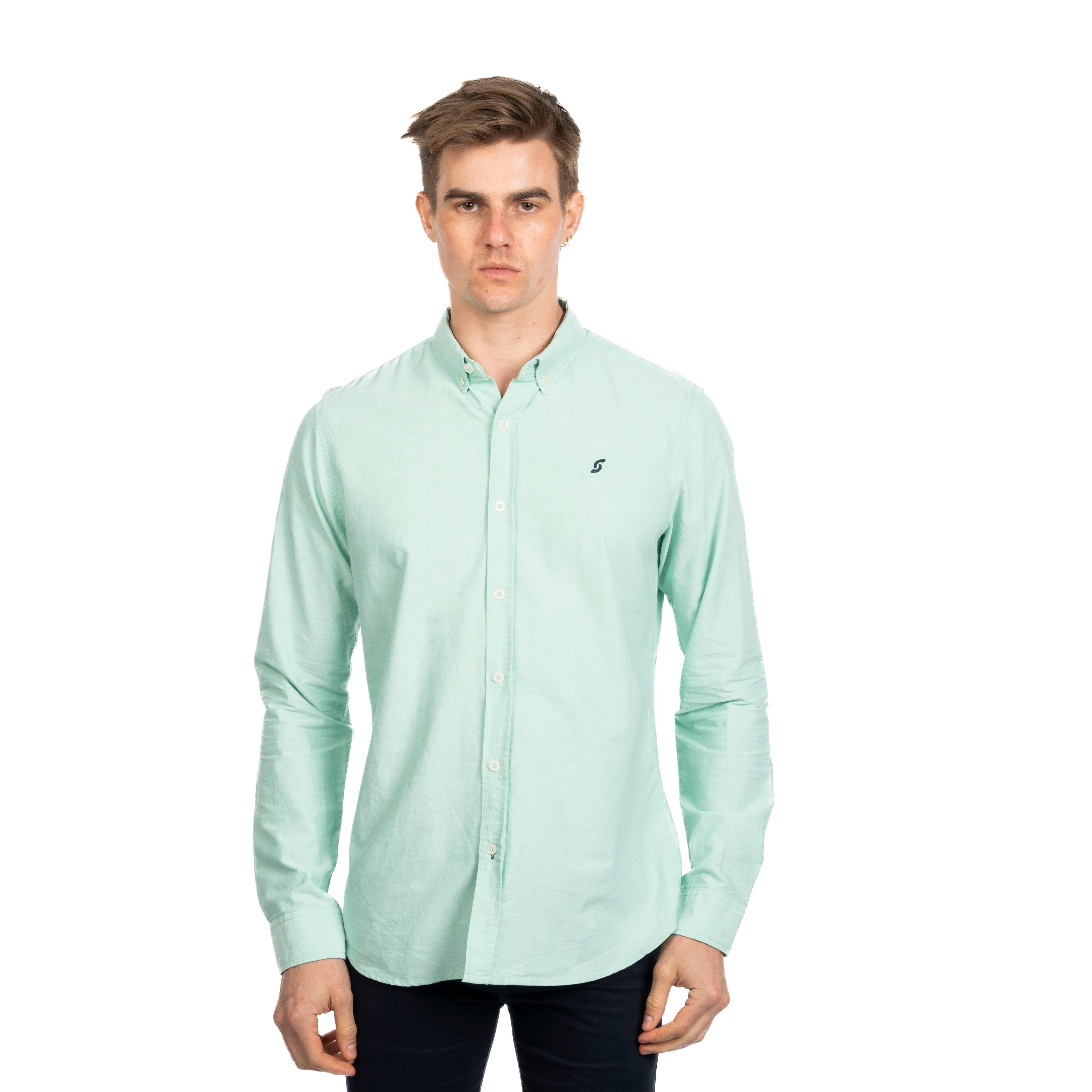 Long Sleeve Shirt - Men - Plain