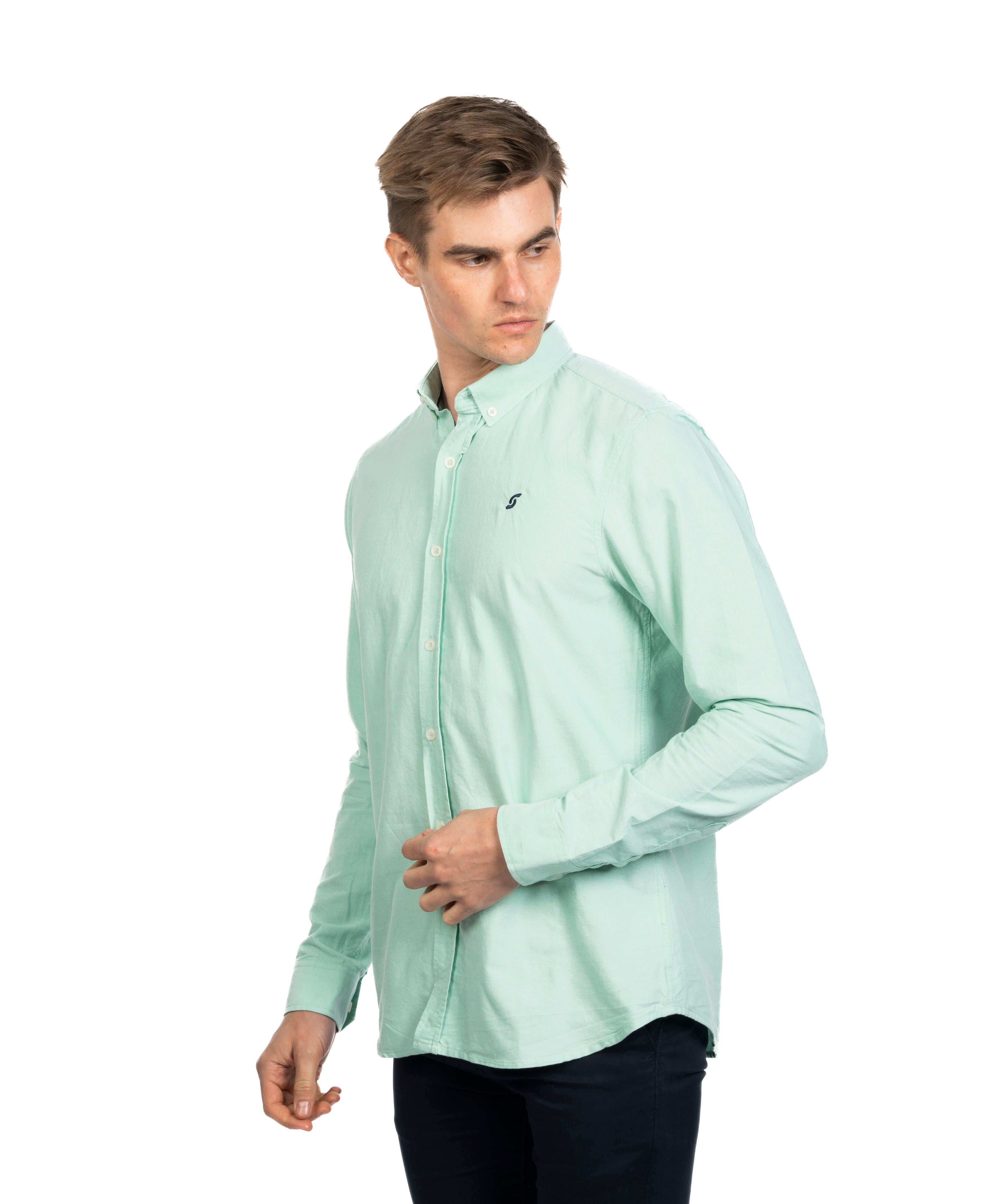 Long Sleeve Shirt - Men - Plain