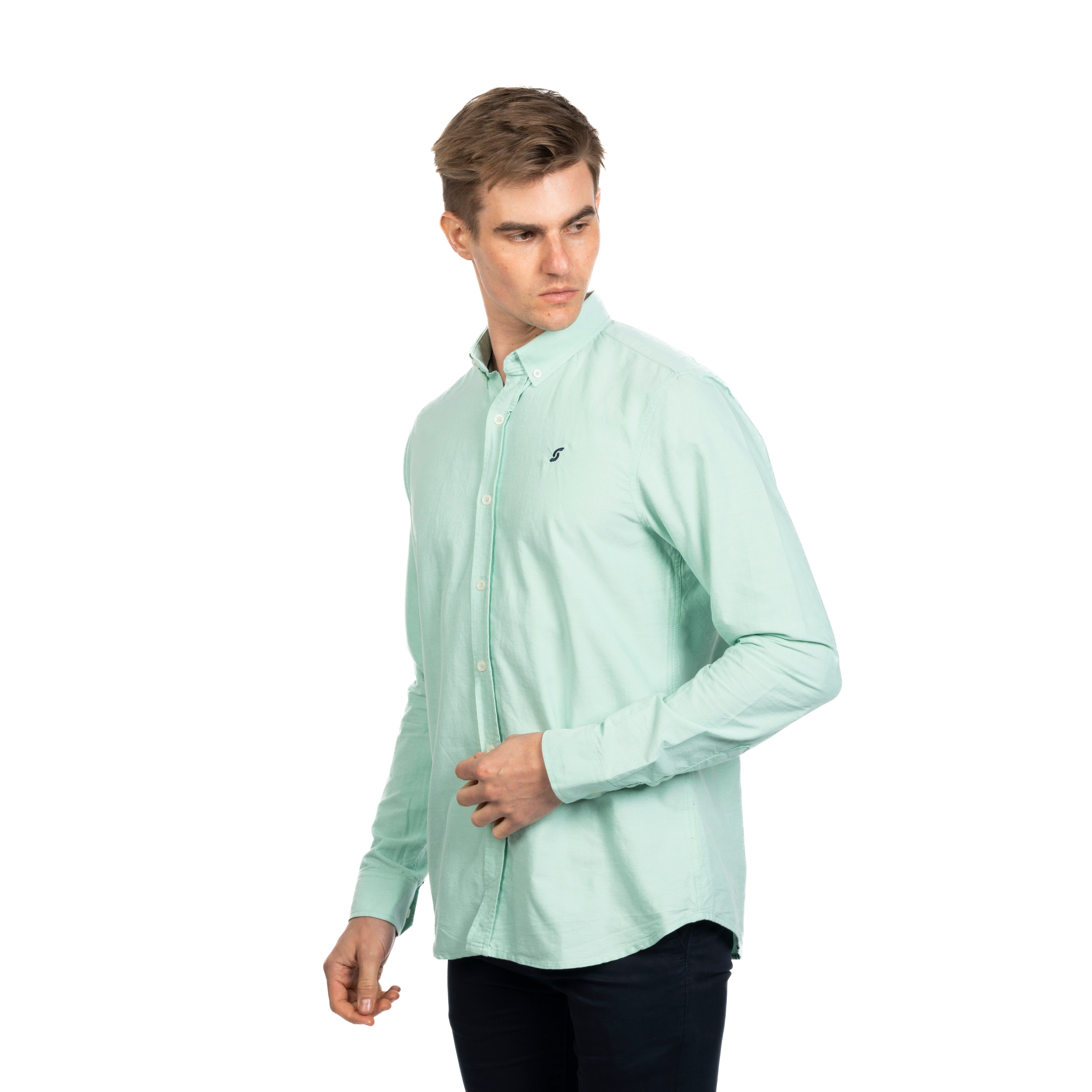 Long Sleeve Shirt - Men - Plain
