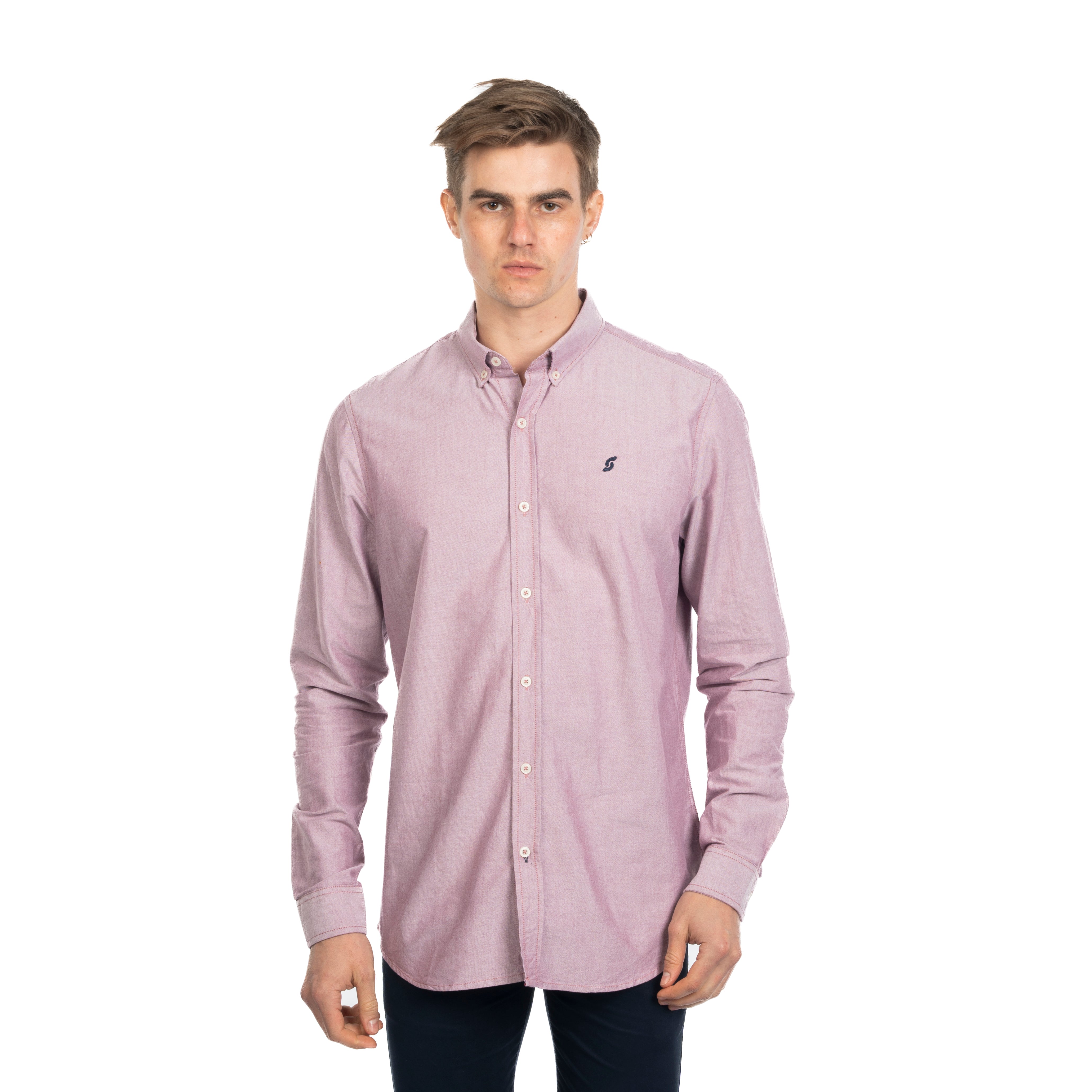 Long Sleeve Shirt - Men - Plain