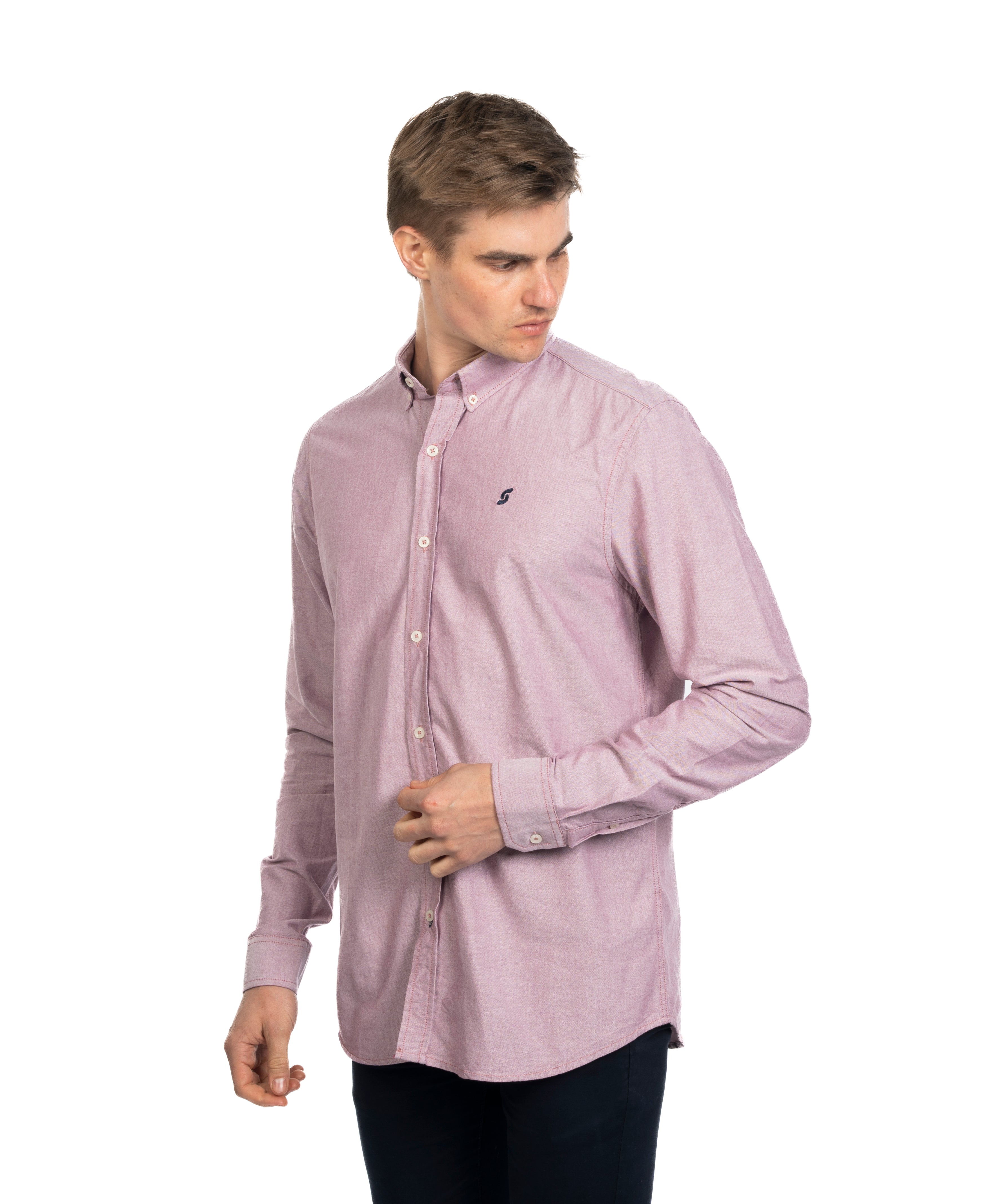 Long Sleeve Shirt - Men - Plain