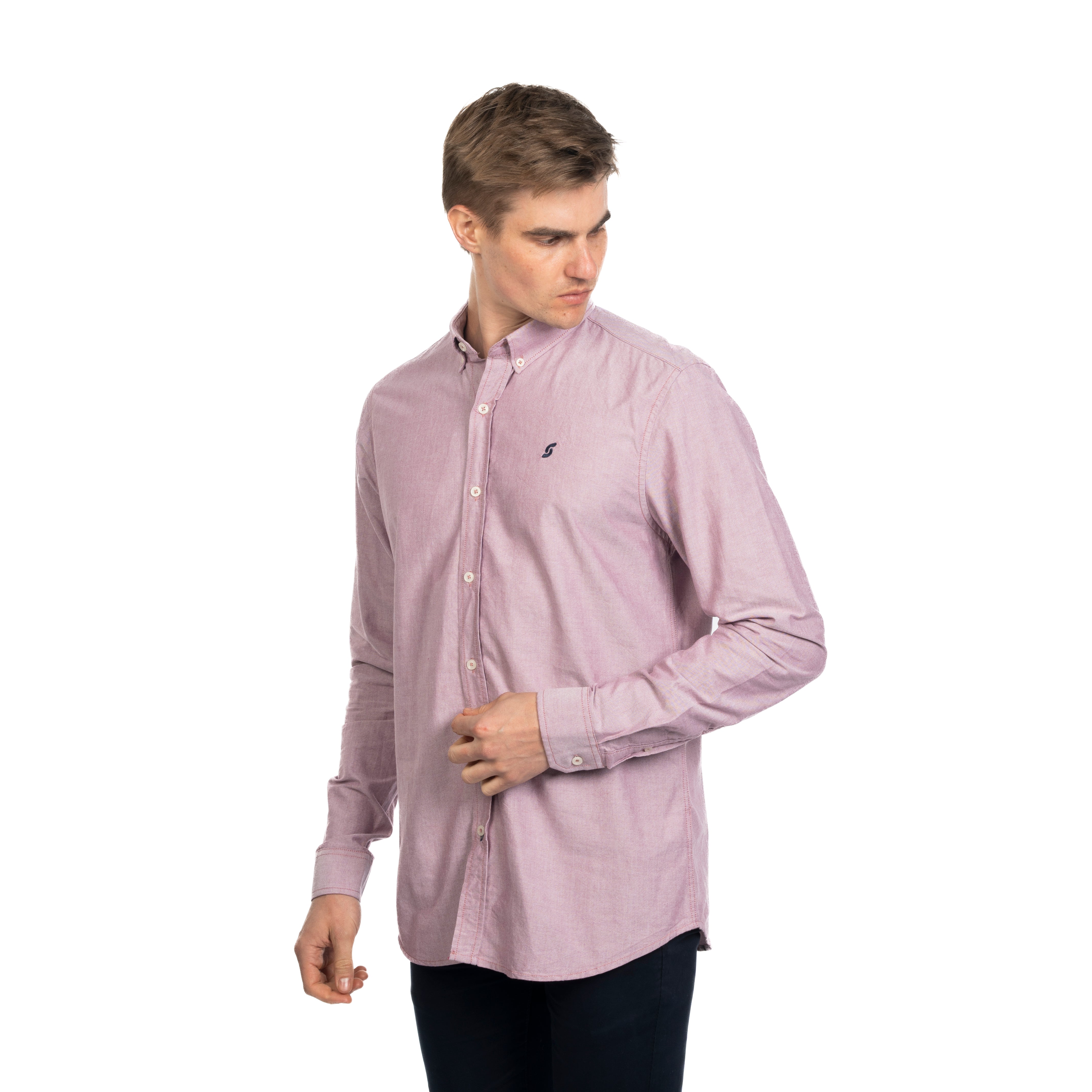 Long Sleeve Shirt - Men - Plain