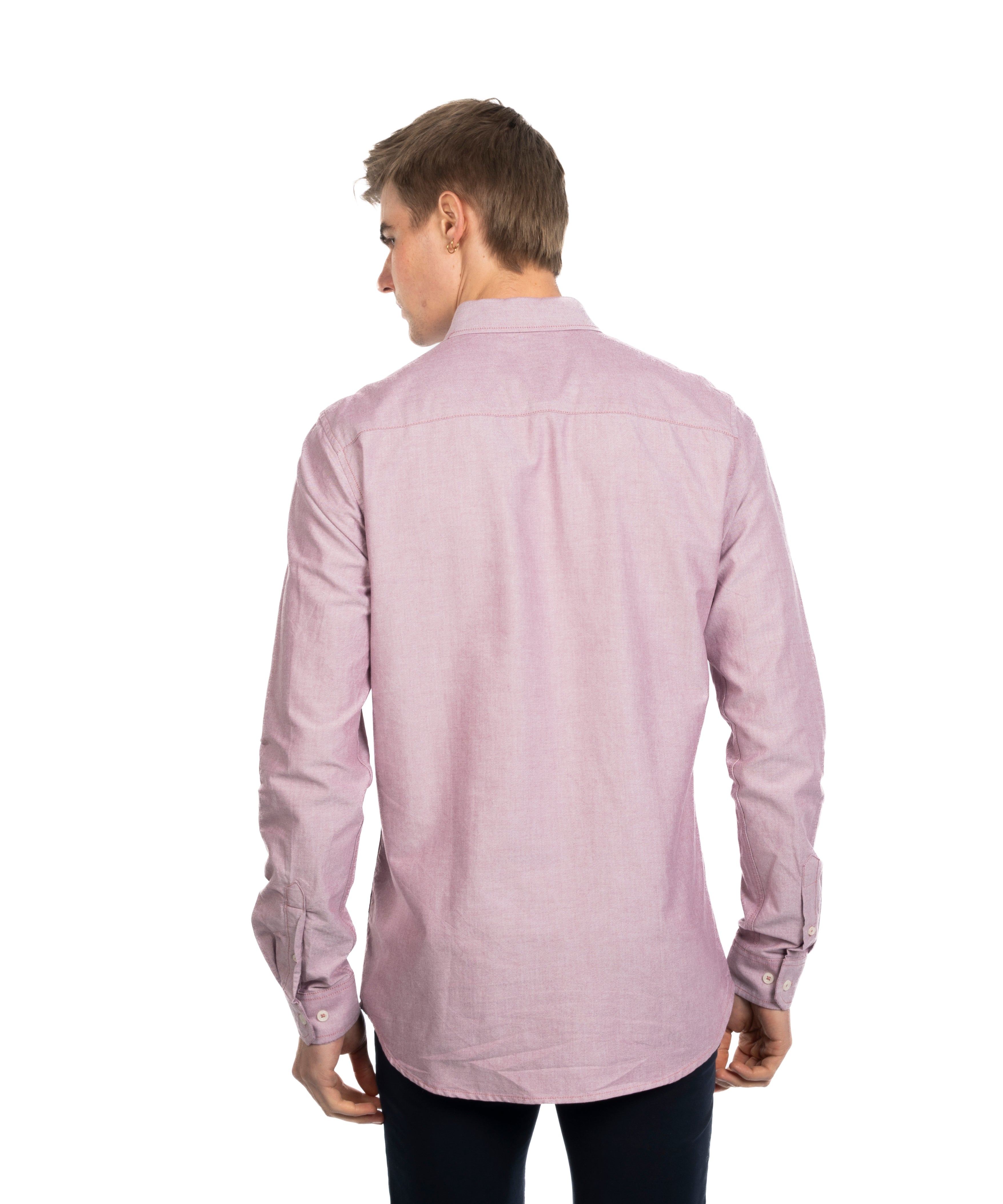 Long Sleeve Shirt - Men - Plain