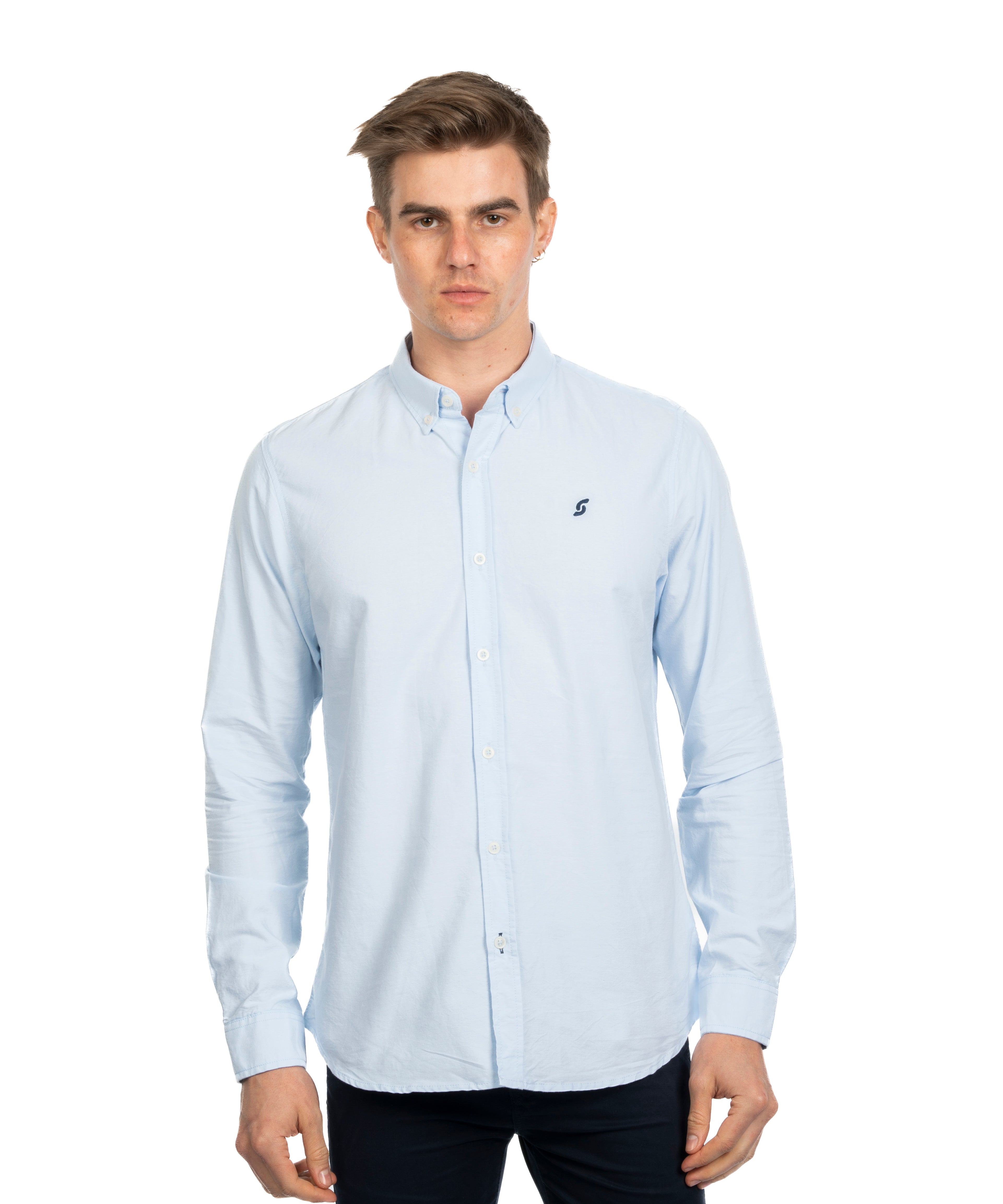 Long Sleeve Shirt - Men - Plain