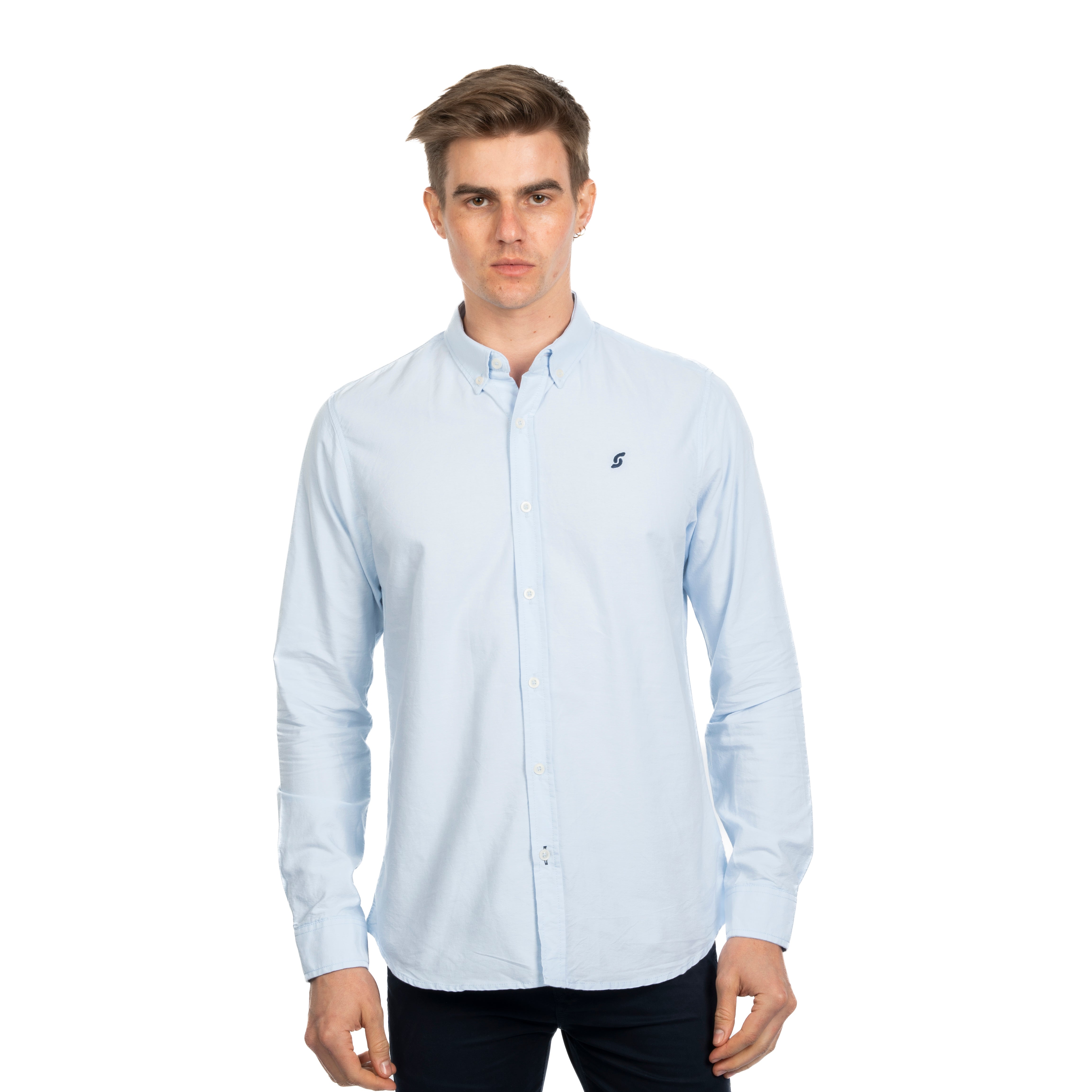 Long Sleeve Shirt - Men - Plain