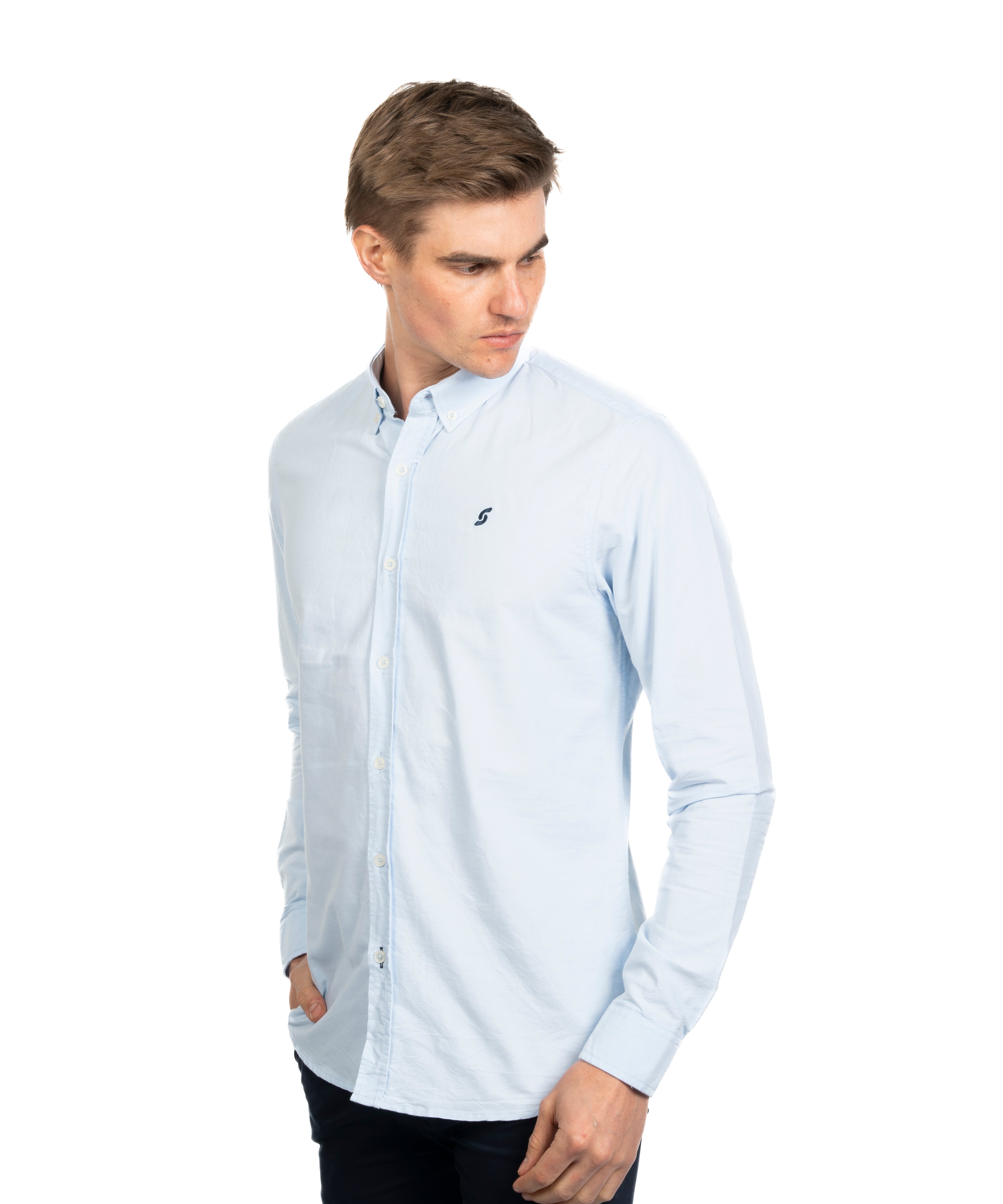 Long Sleeve Shirt - Men - Plain