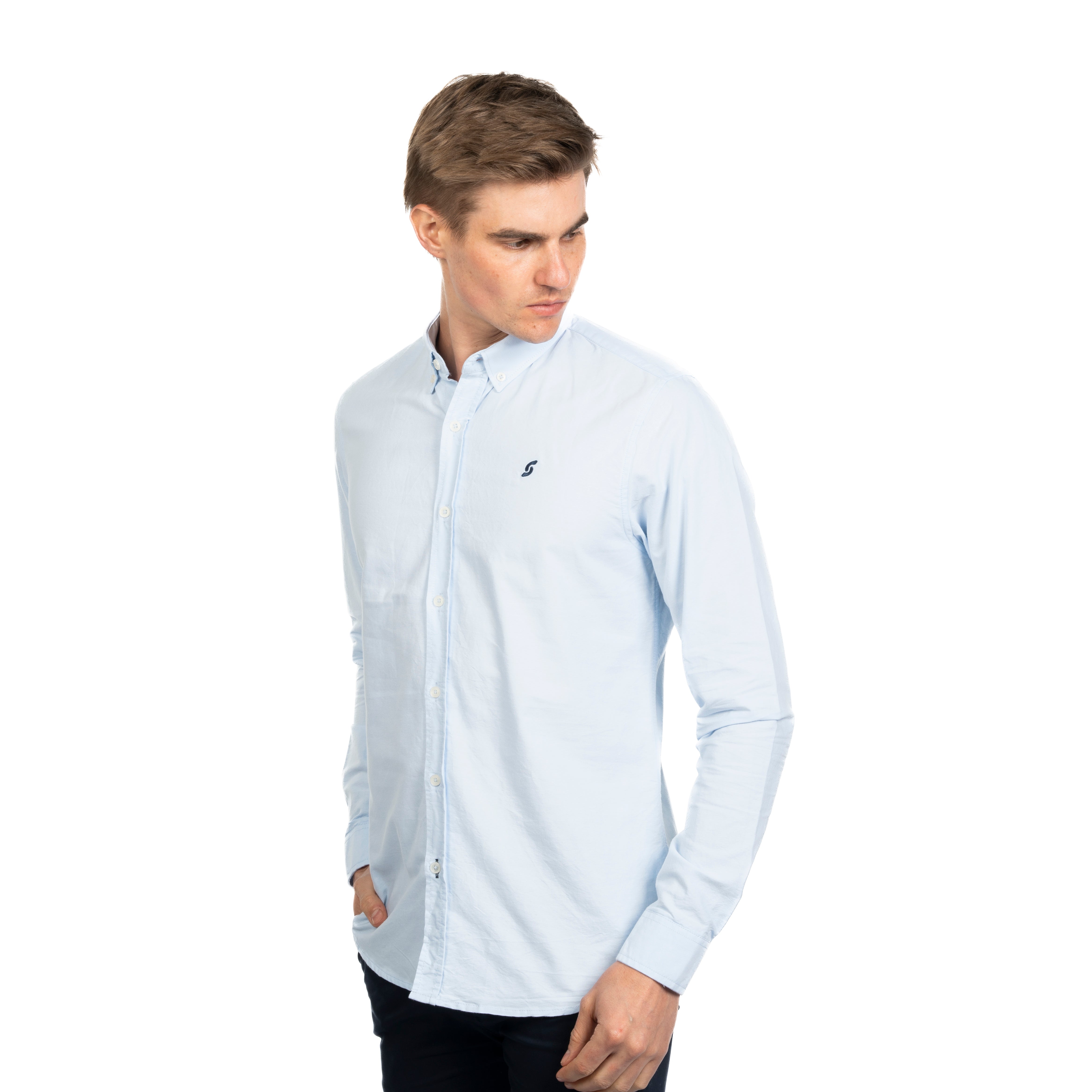 Long Sleeve Shirt - Men - Plain