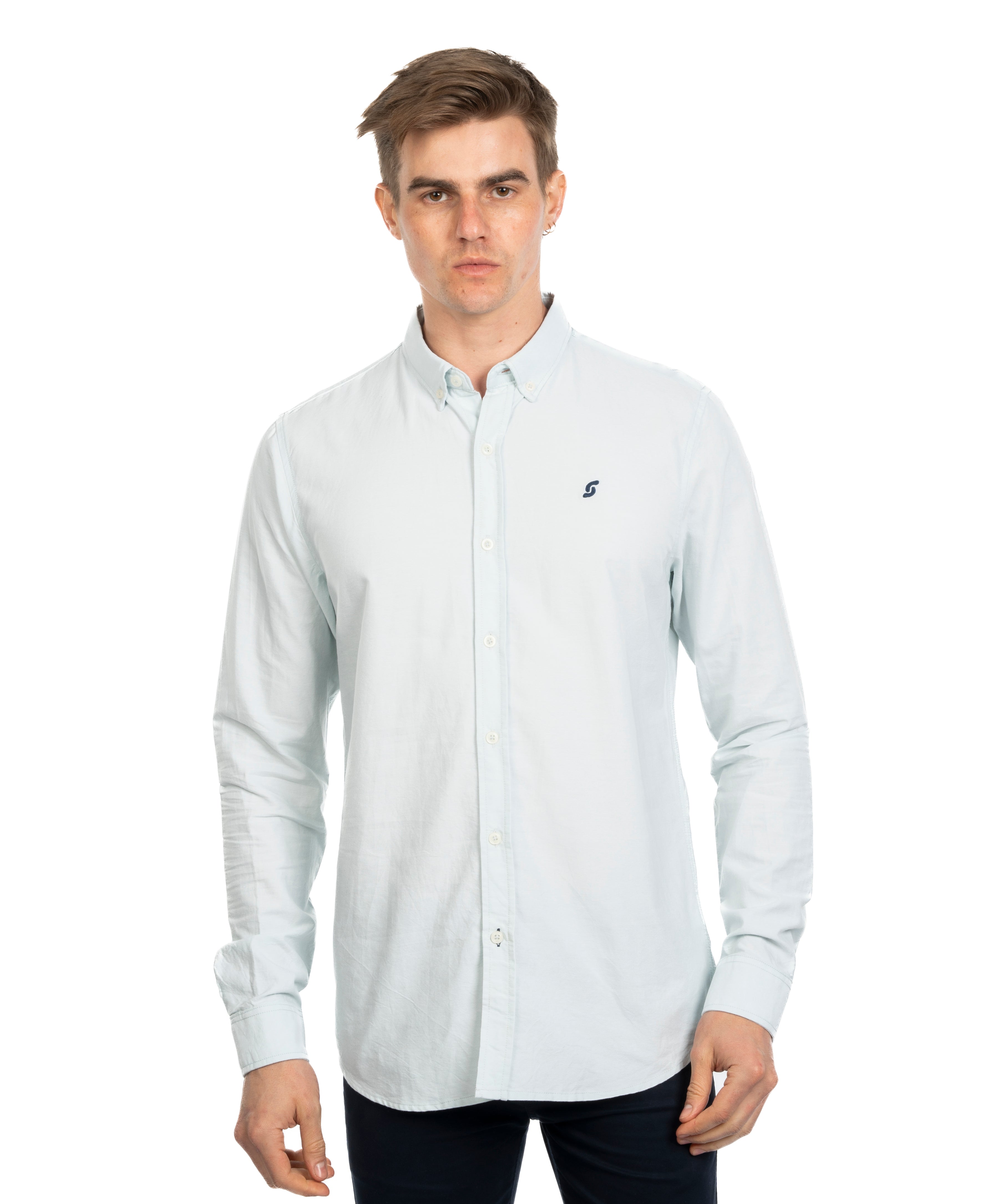 Long Sleeve Shirt - Men - Plain