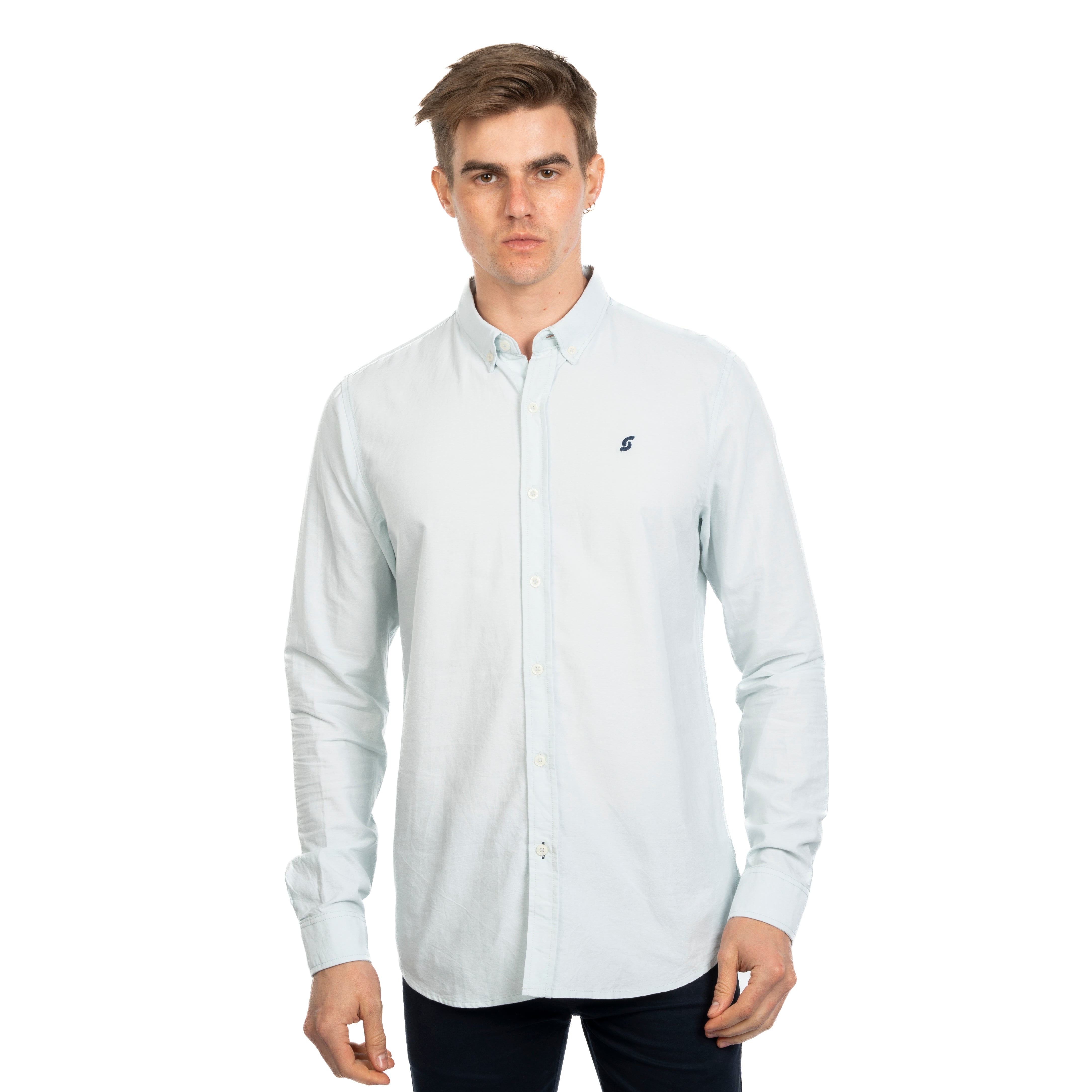 Long Sleeve Shirt - Men - Plain