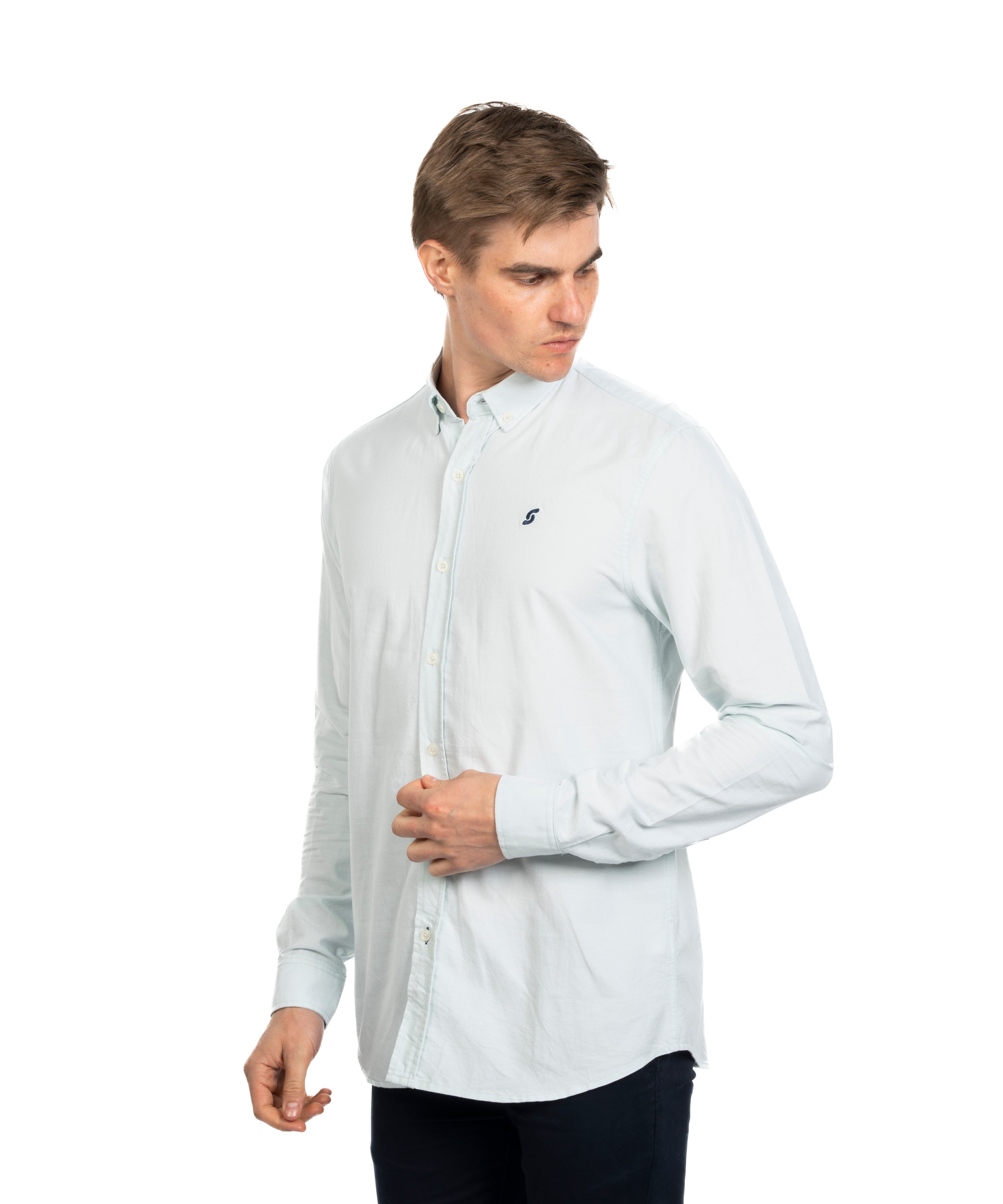 Long Sleeve Shirt - Men - Plain