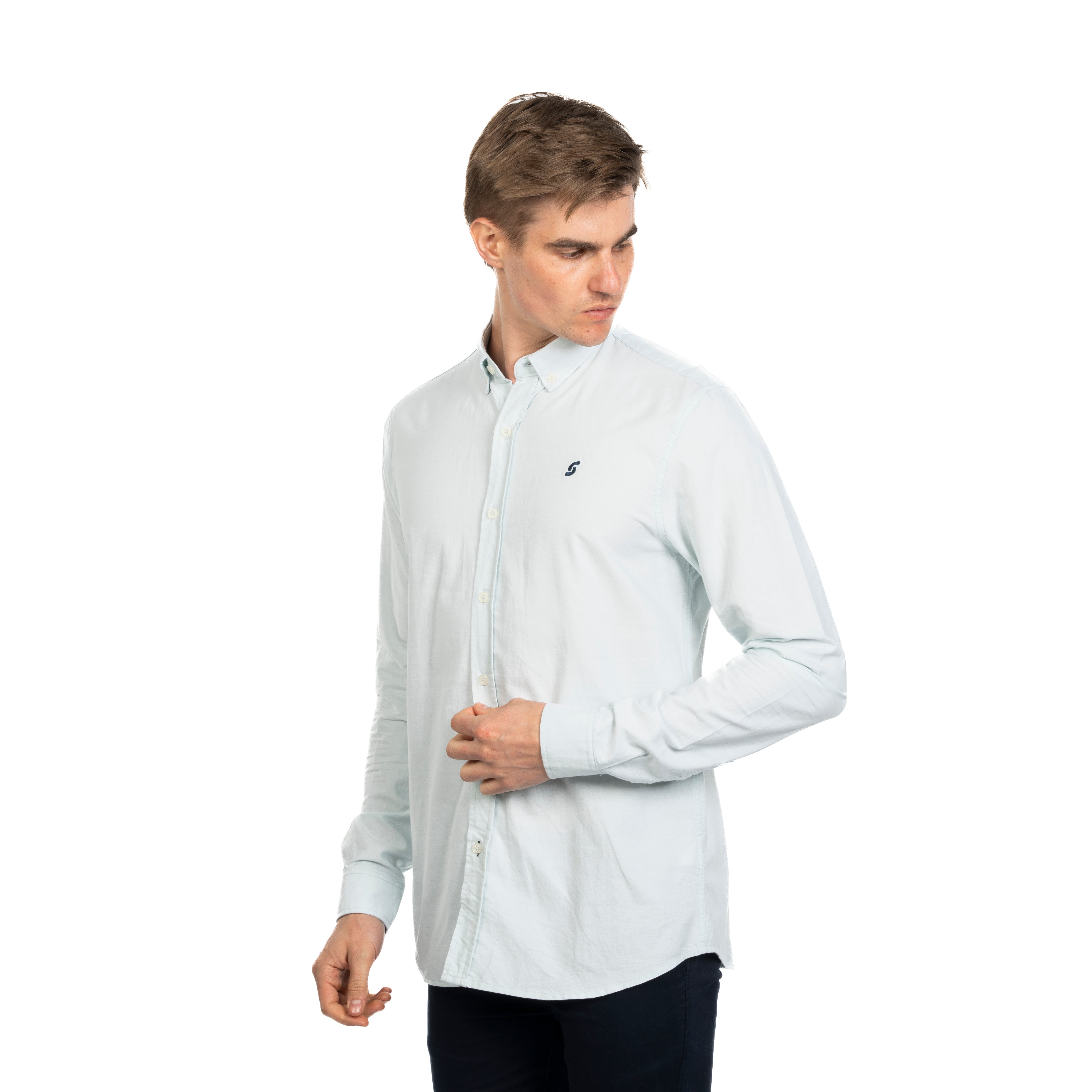 Long Sleeve Shirt - Men - Plain