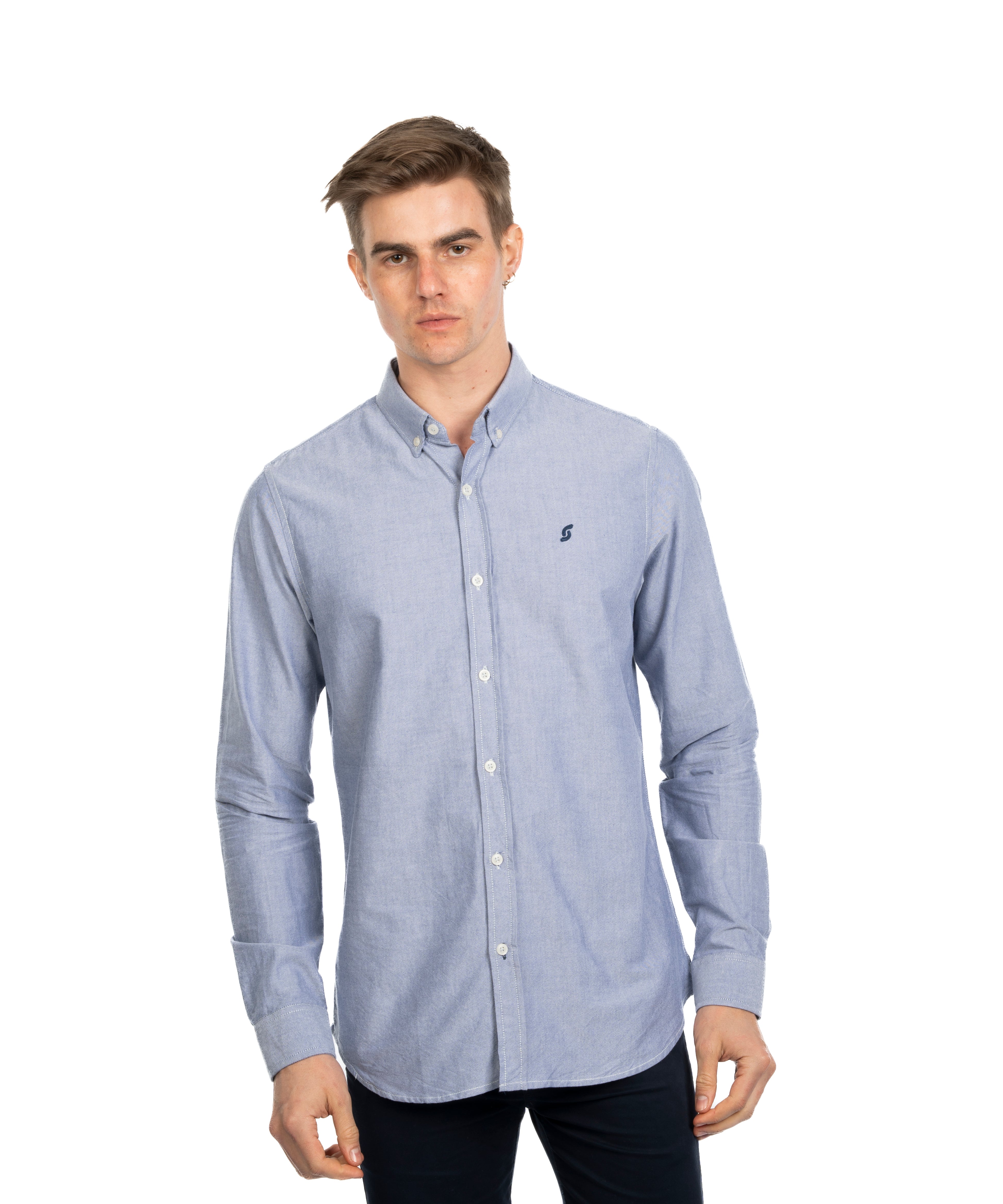 Long Sleeve Shirt - Men - Plain