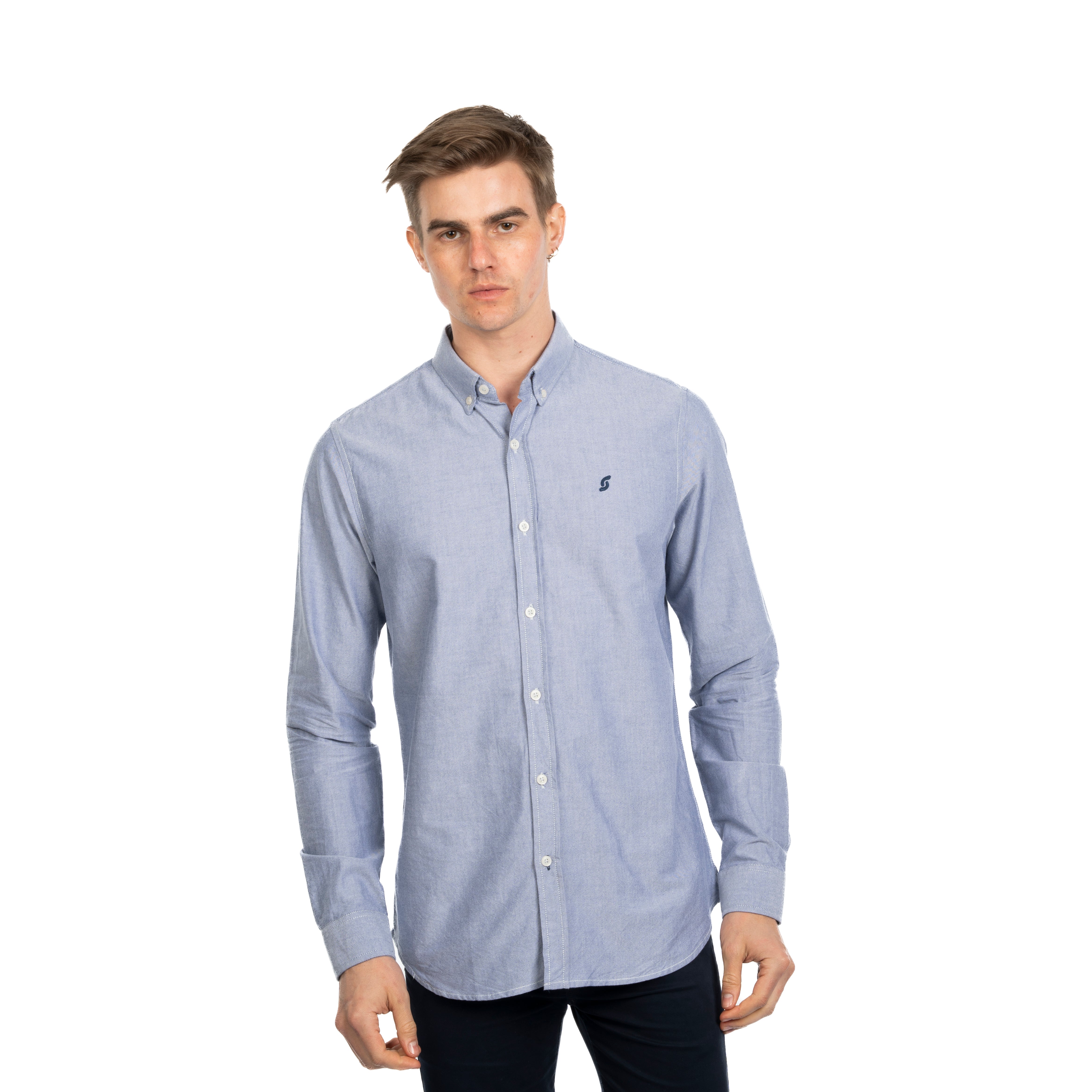 Long Sleeve Shirt - Men - Plain