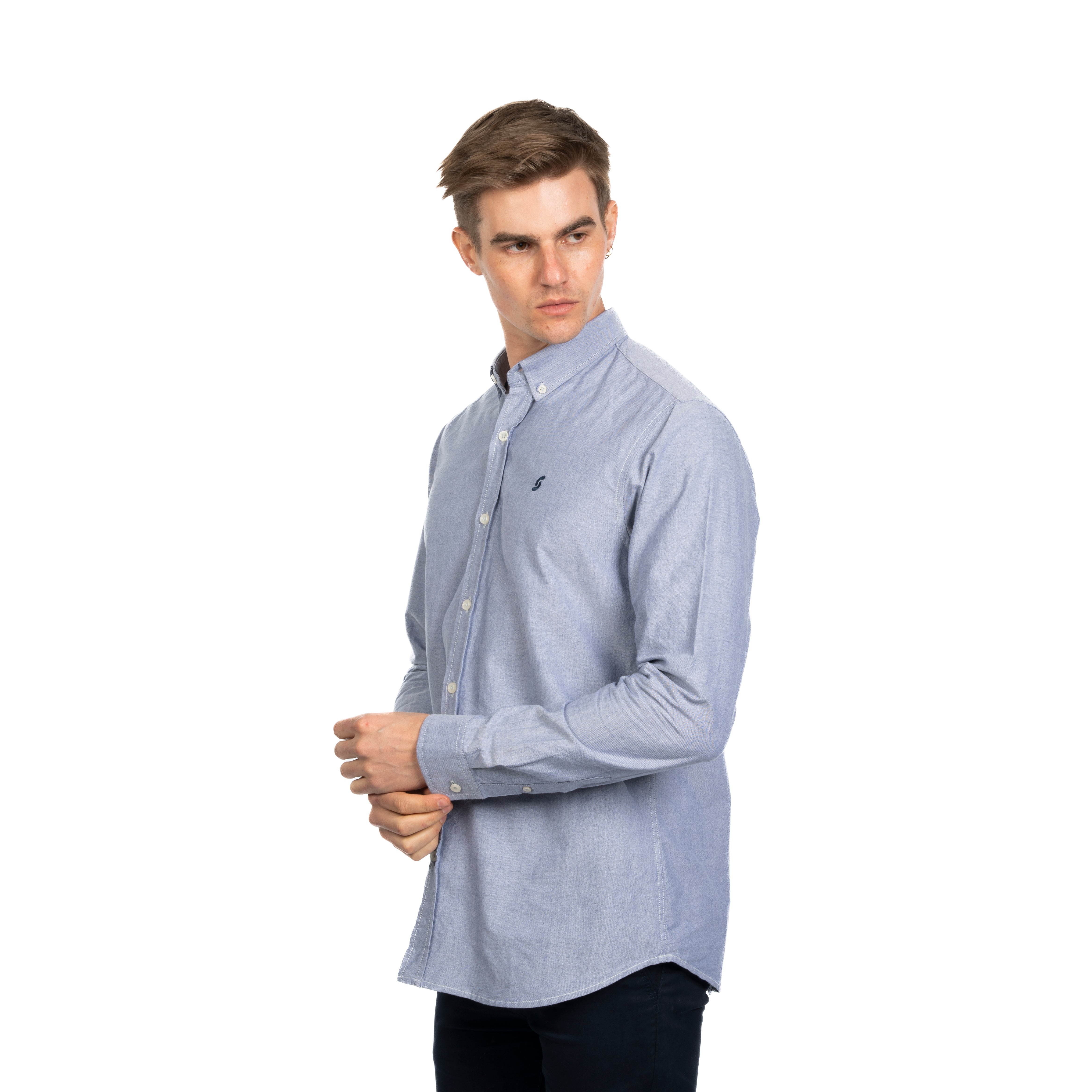 Long Sleeve Shirt - Men - Plain