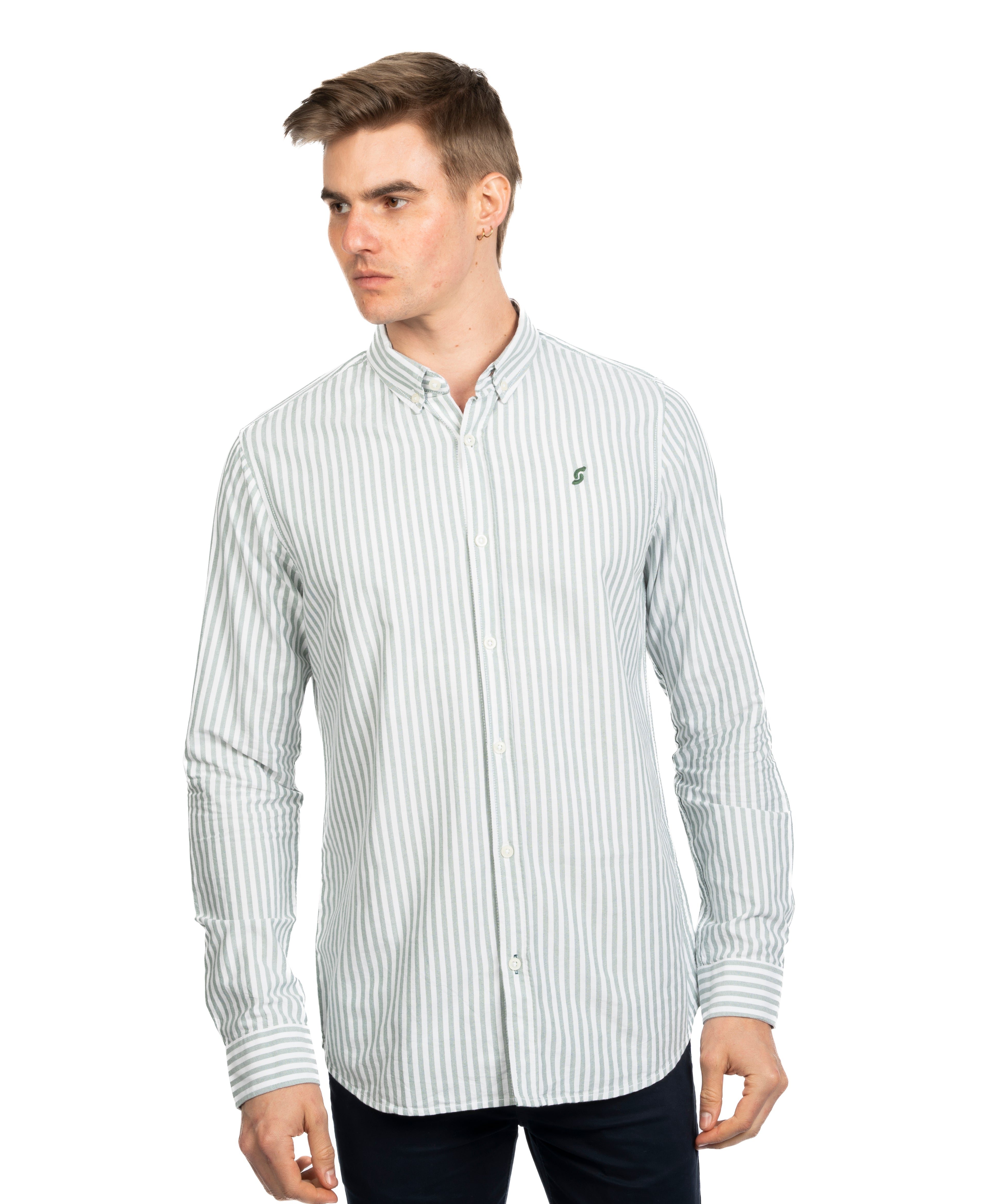Long Sleeve Shirt - Men - Striped