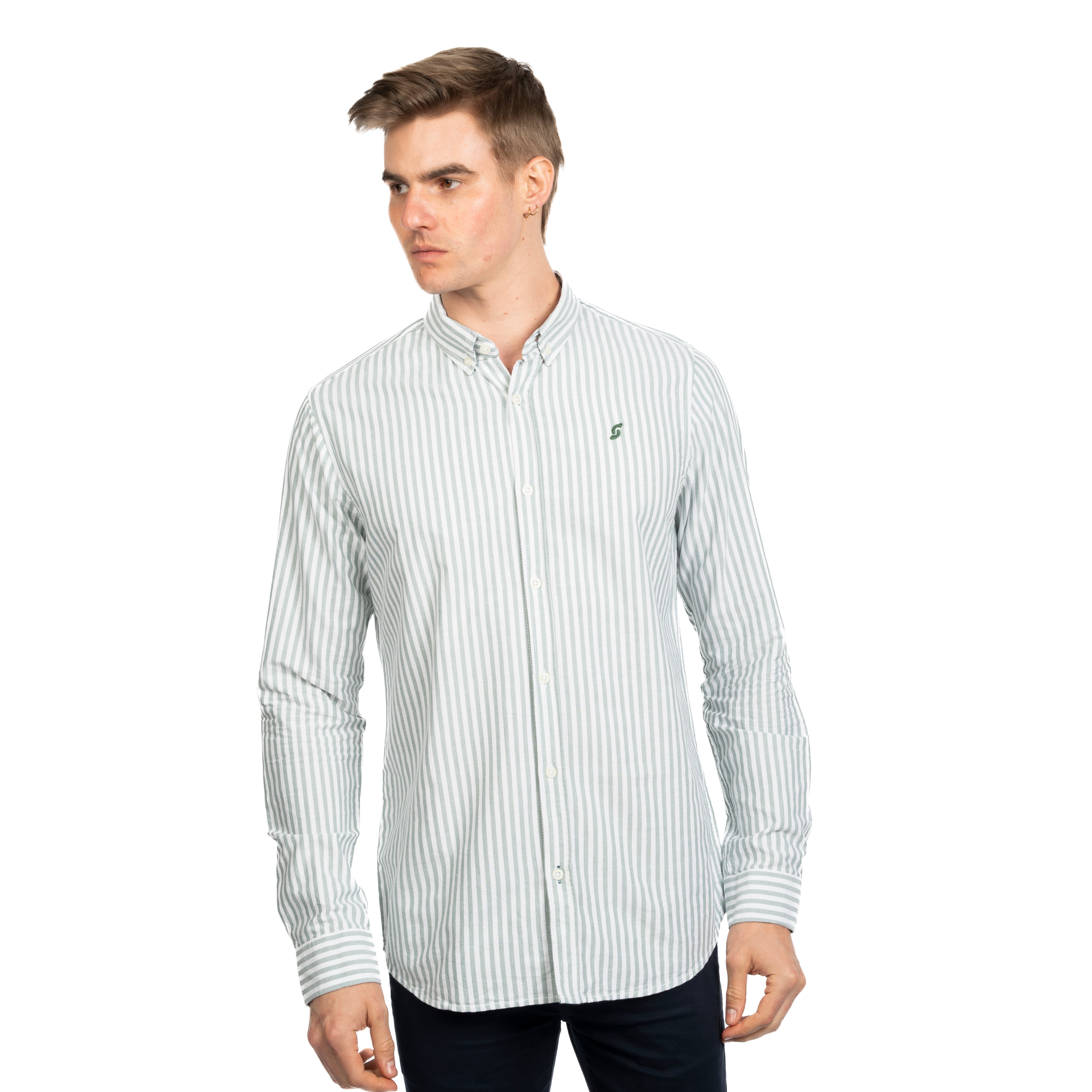 Long Sleeve Shirt - Men - Striped