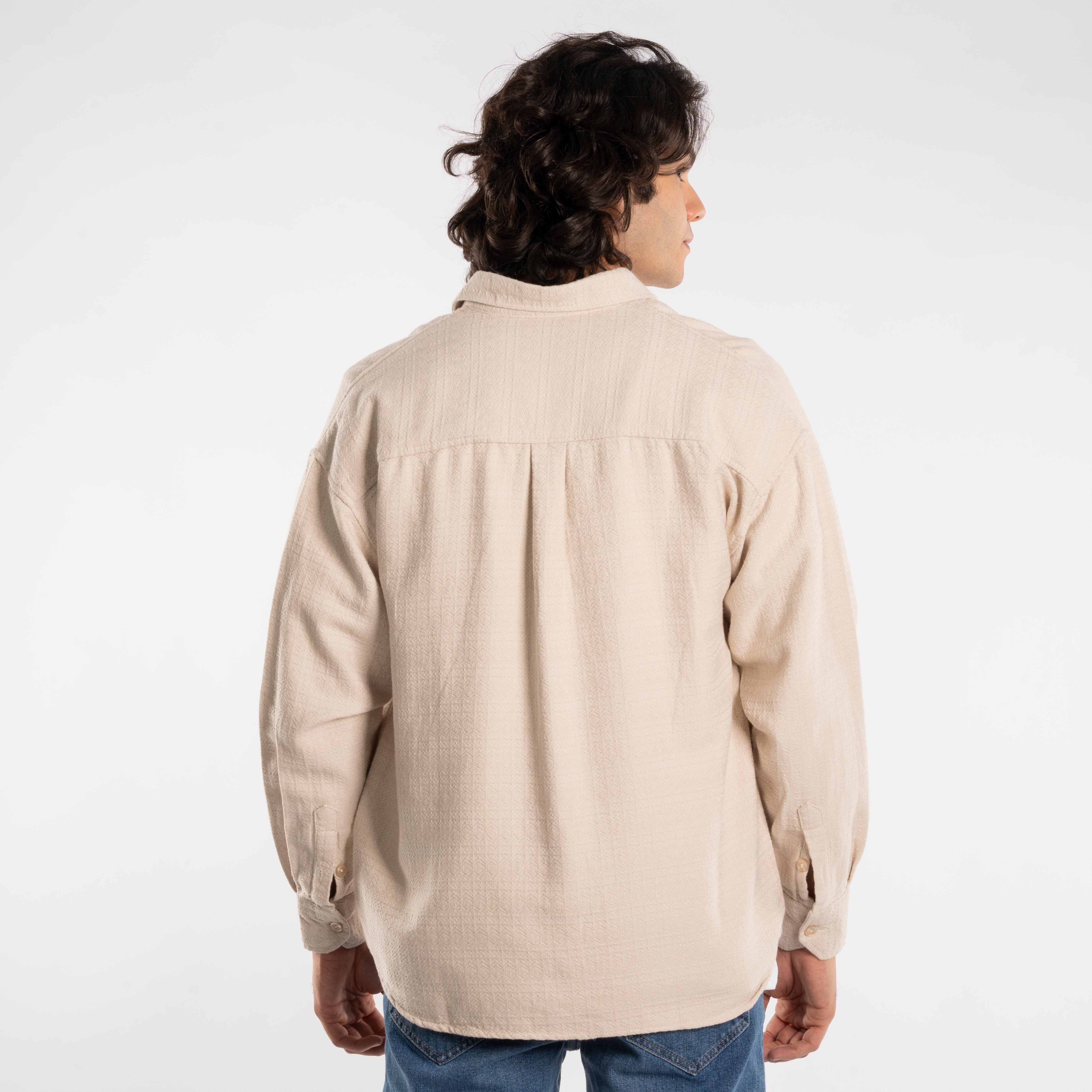 Long Sleeve Shirt - Men - Gabardine