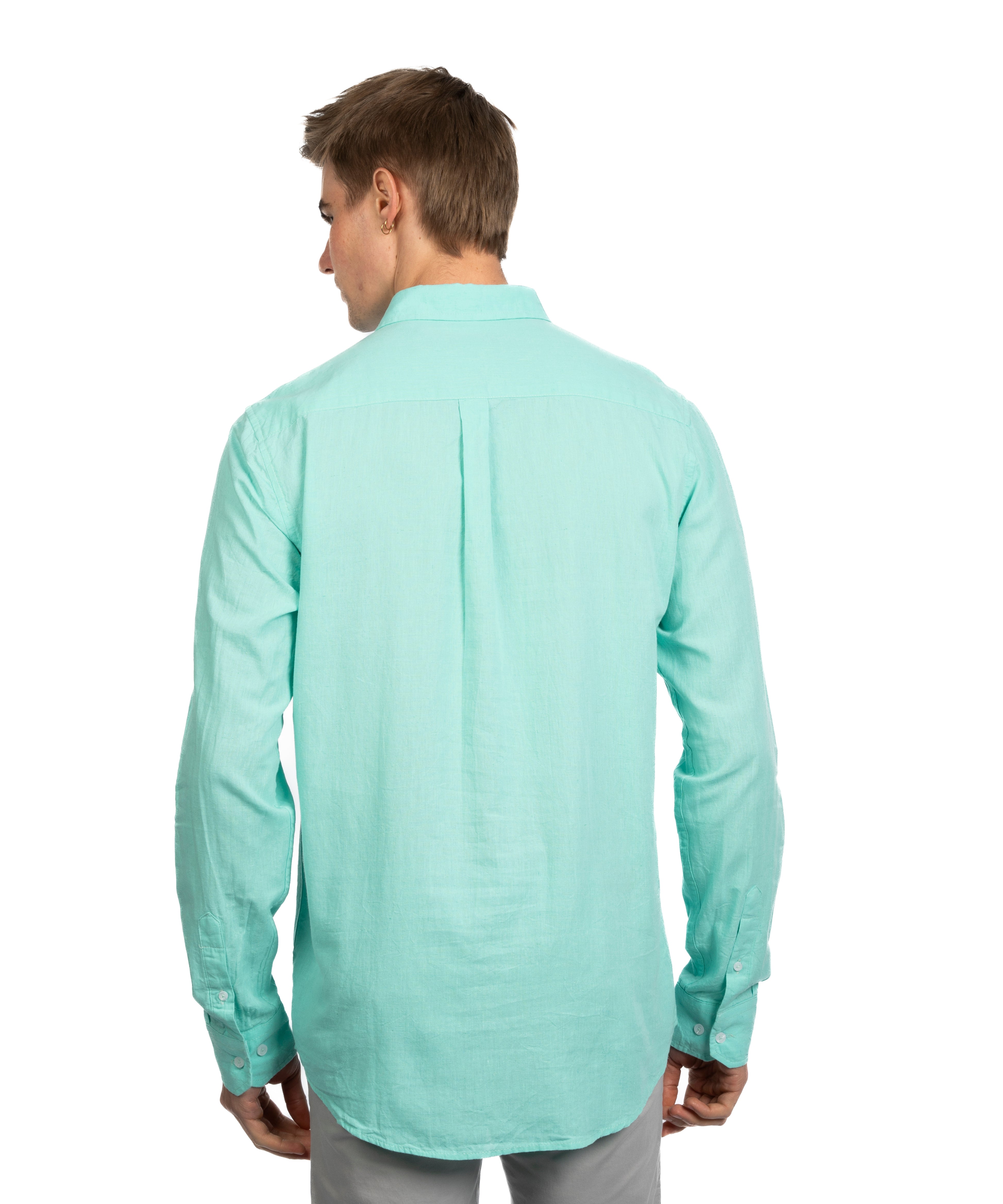 Long Sleeve Shirt - Men - Plain