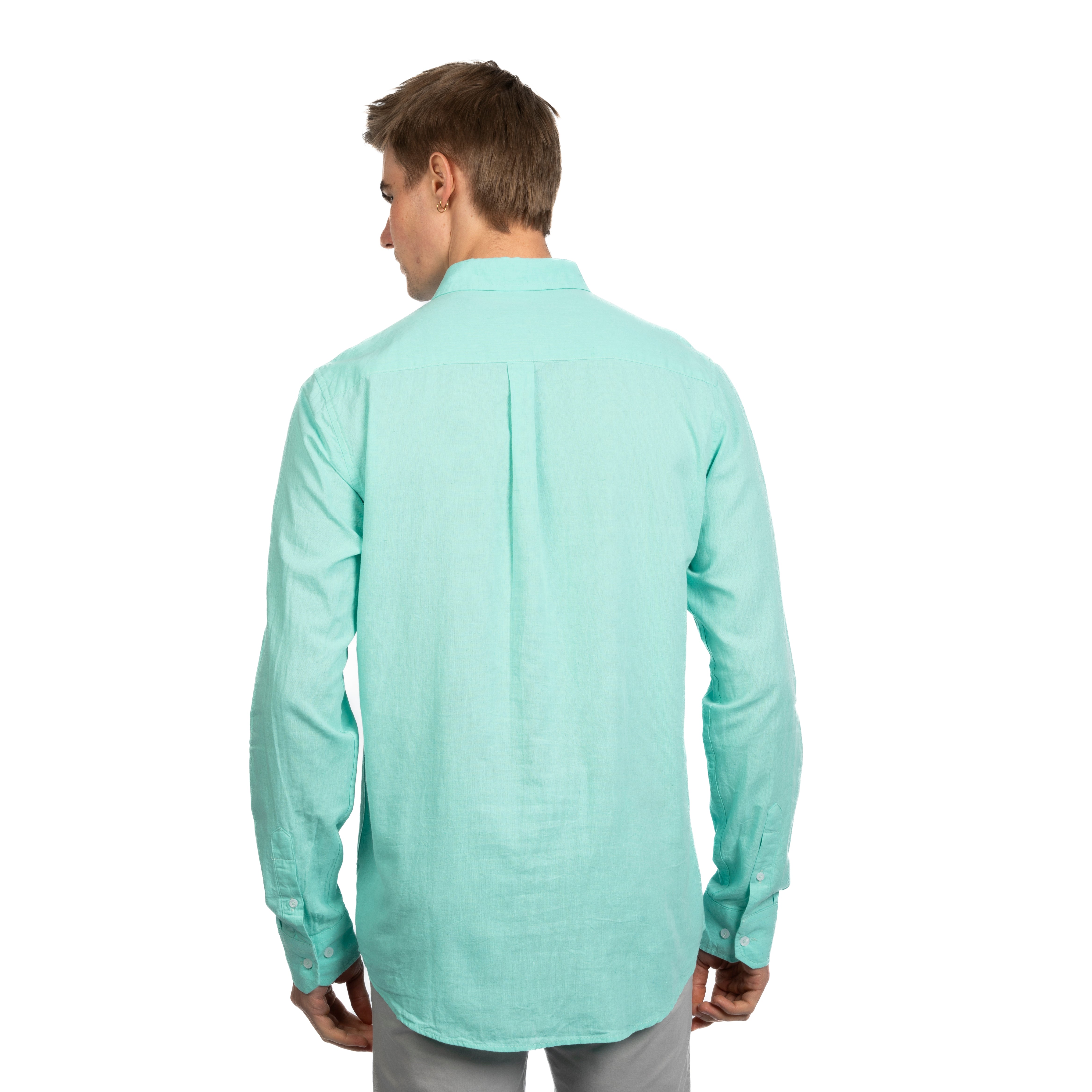 Long Sleeve Shirt - Men - Plain