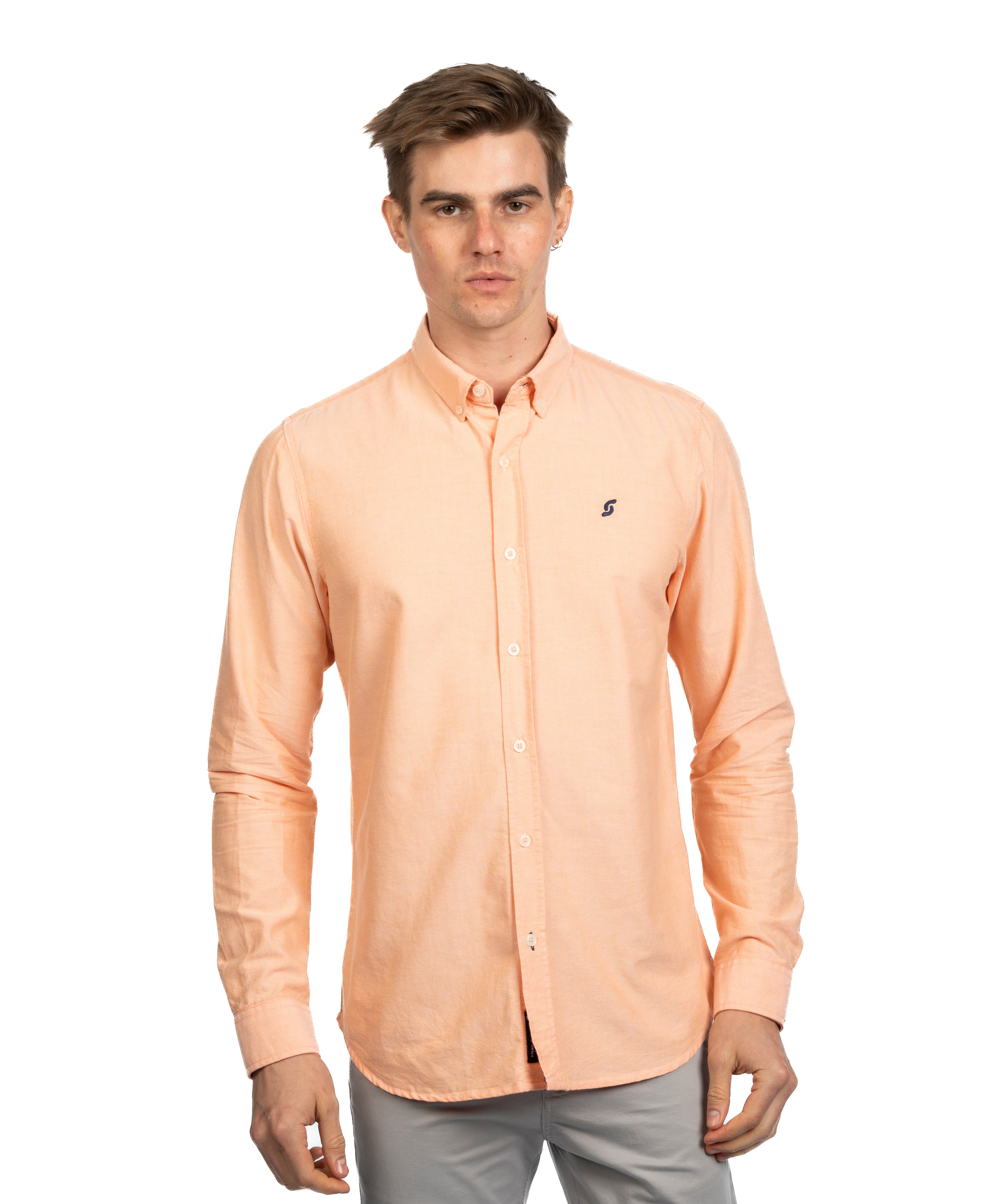 Long Sleeve Shirt - Men - Plain