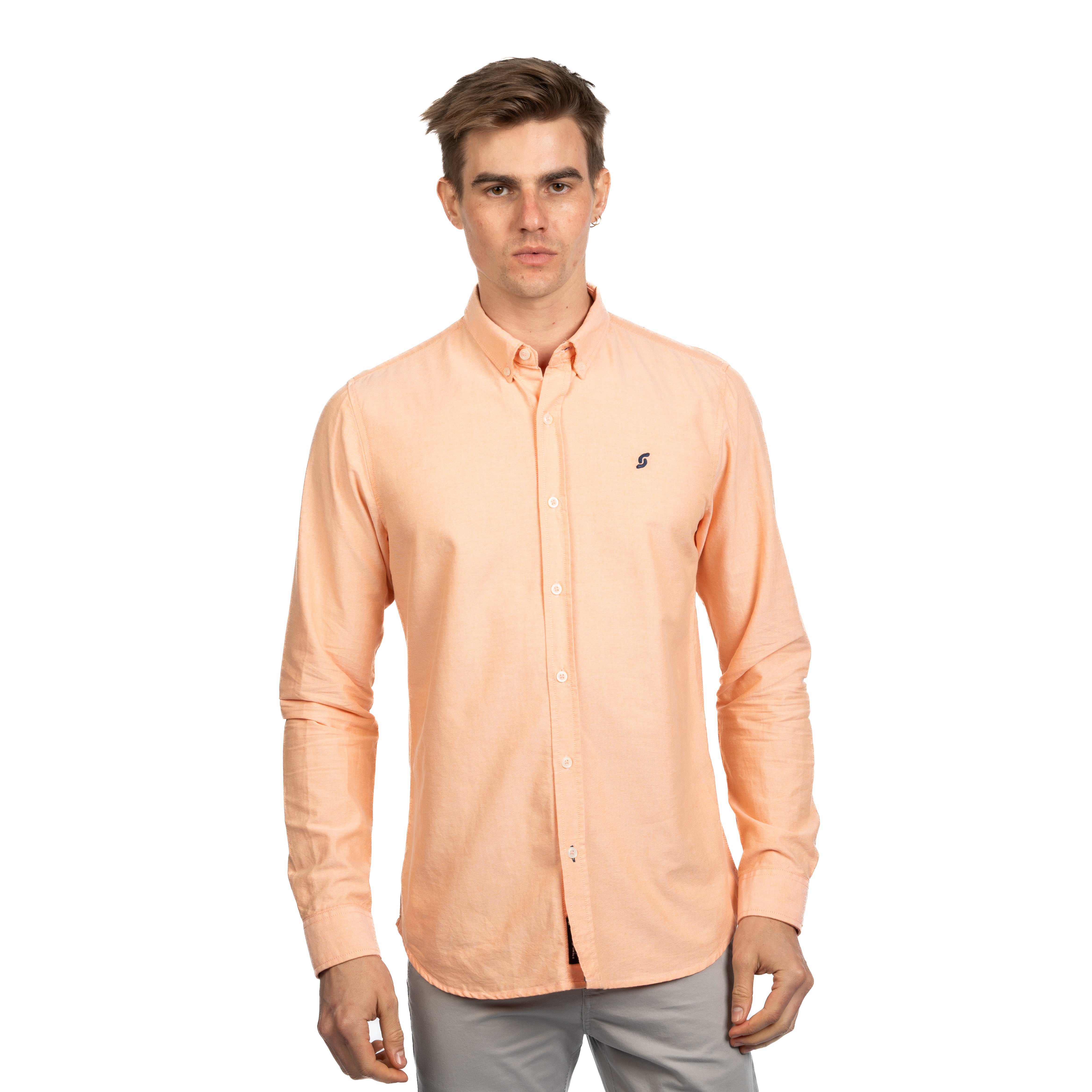 Long Sleeve Shirt - Men - Plain