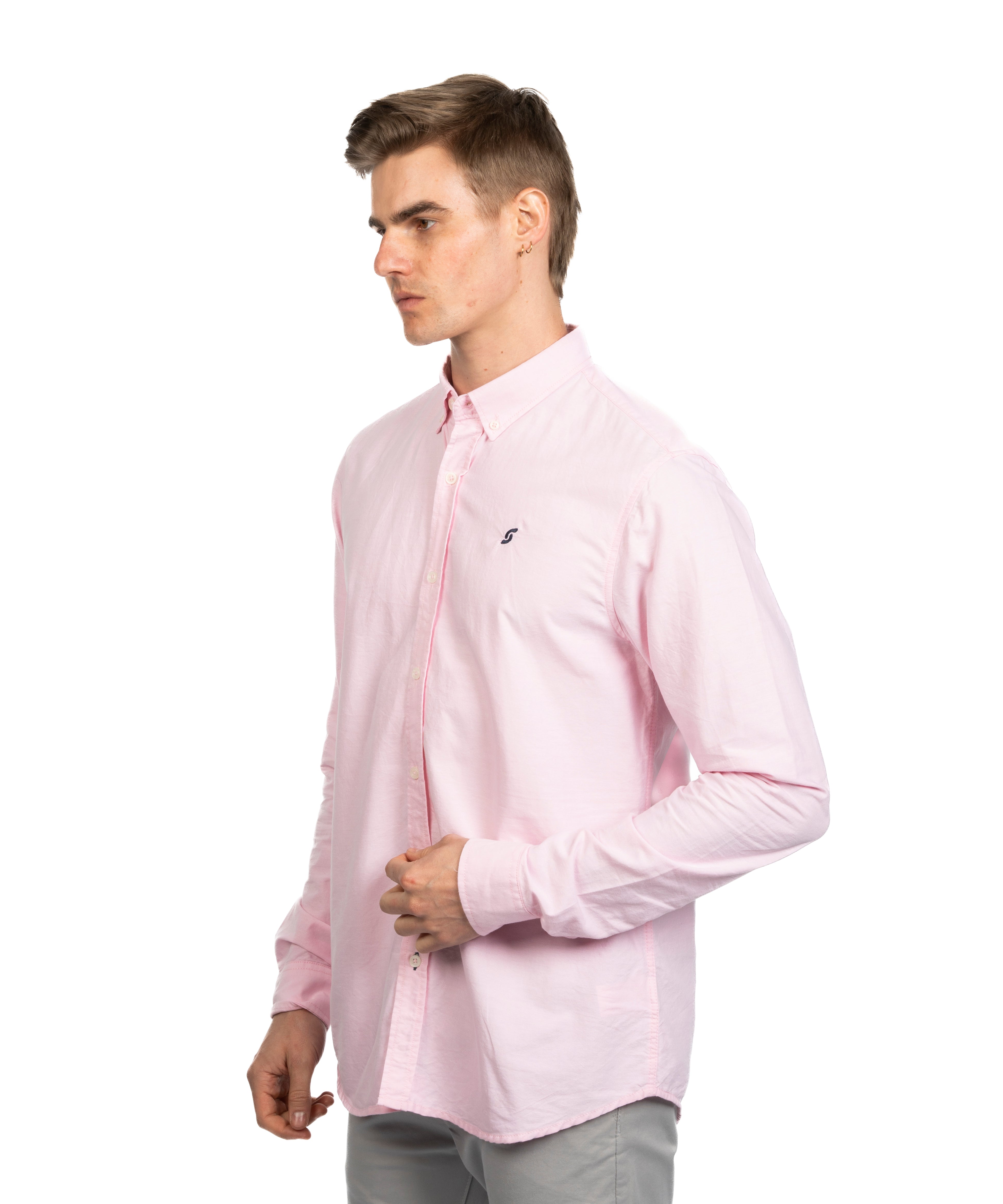 Long Sleeve Shirt - Men - Plain