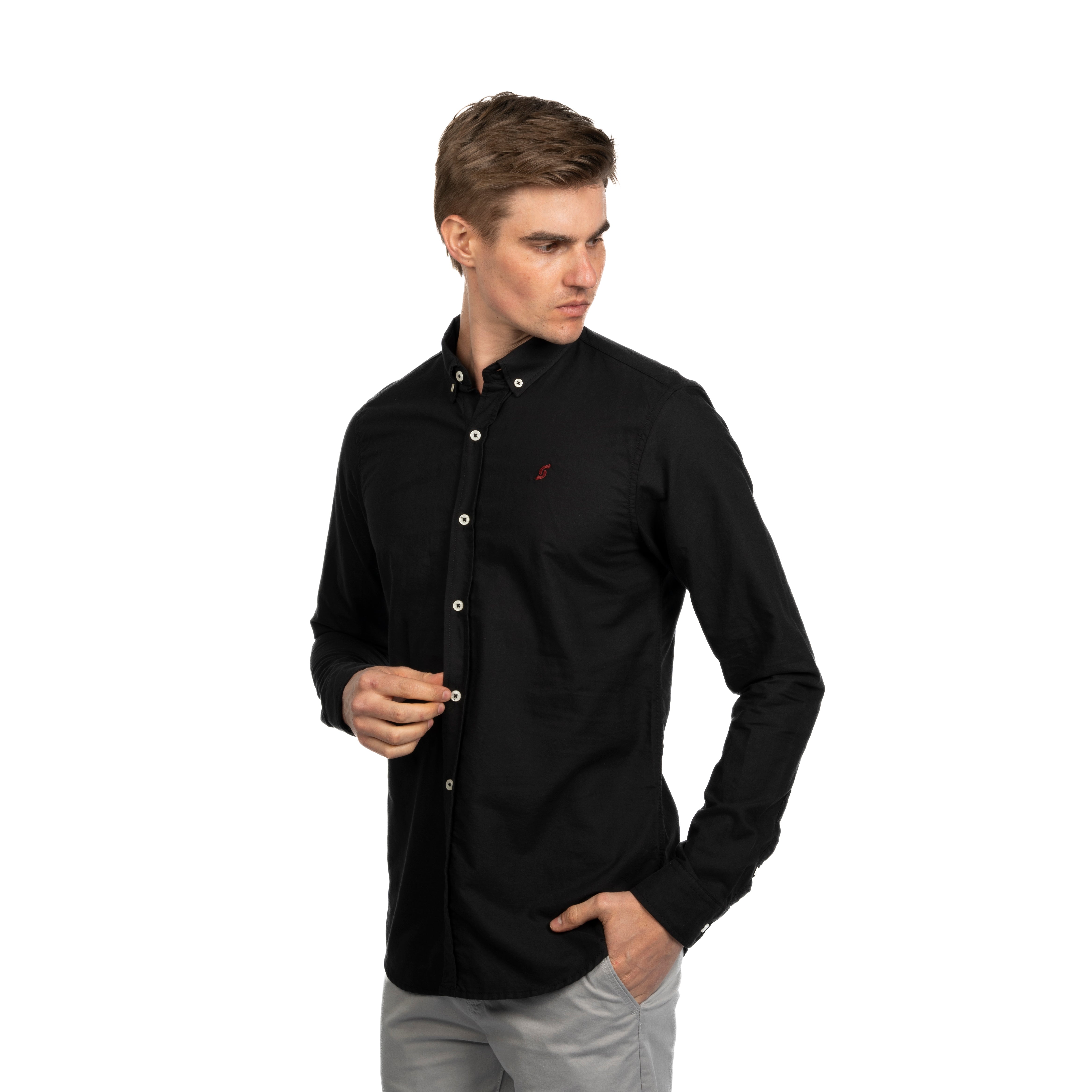 Long Sleeve Shirt - Men - Plain