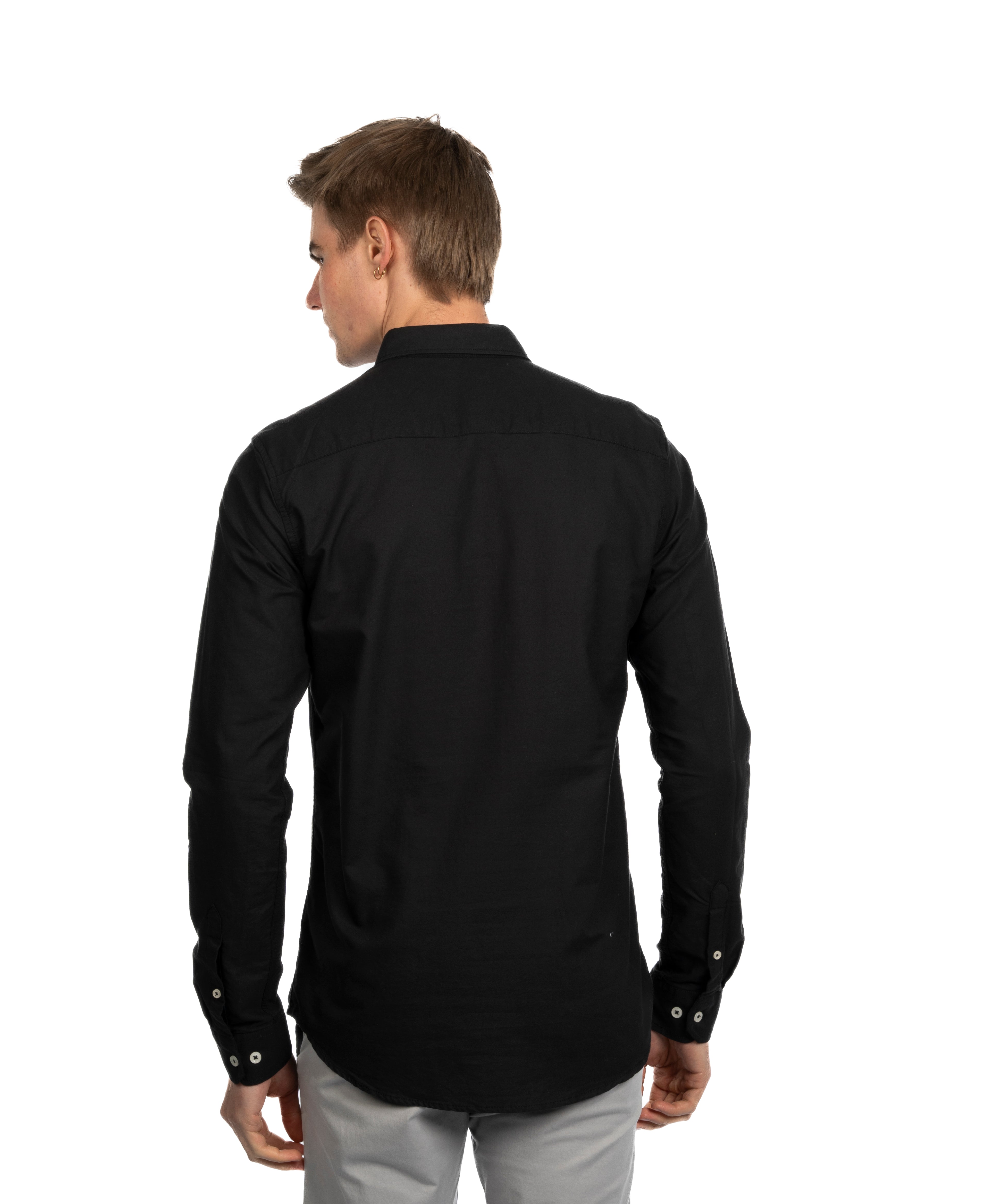 Long Sleeve Shirt - Men - Plain