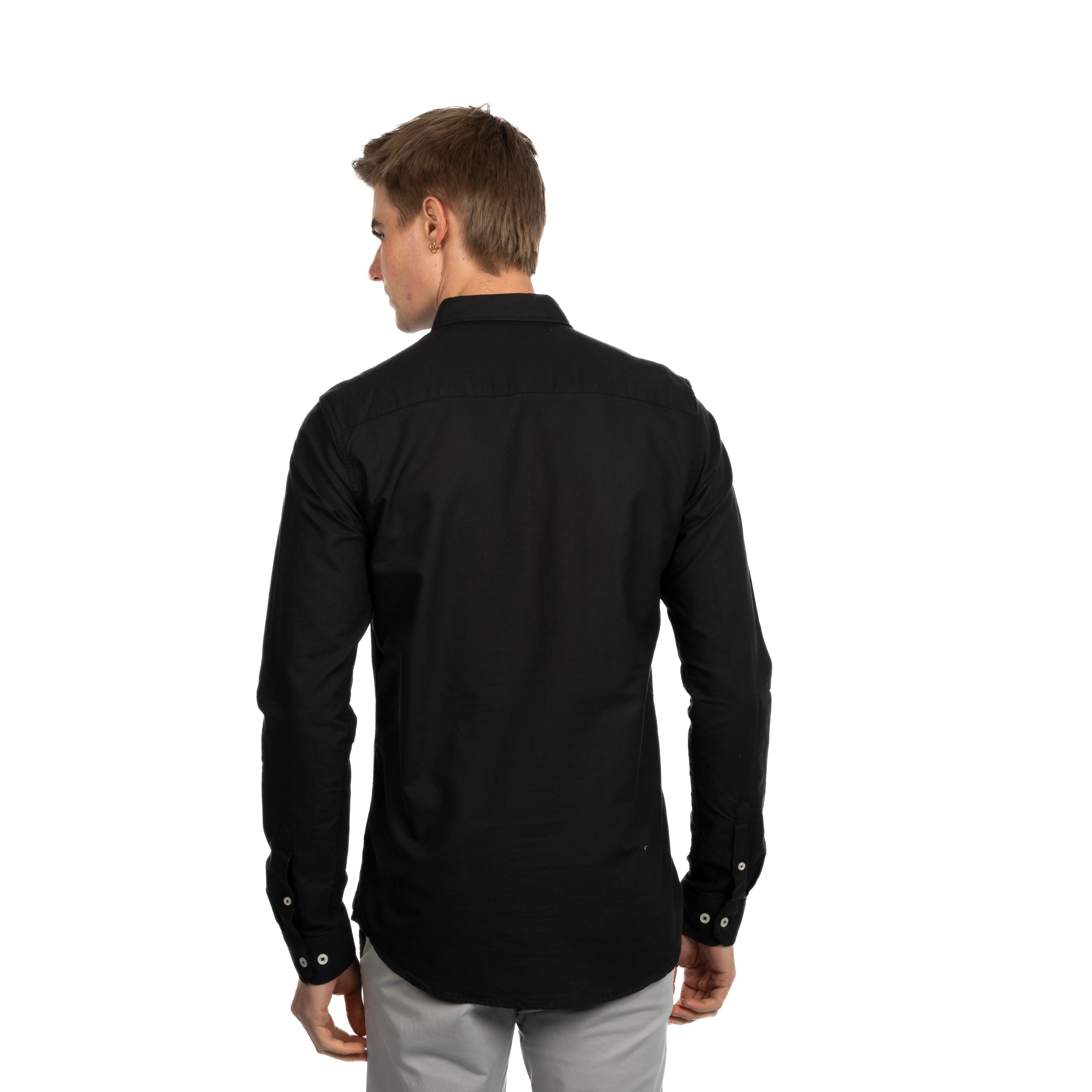 Long Sleeve Shirt - Men - Plain