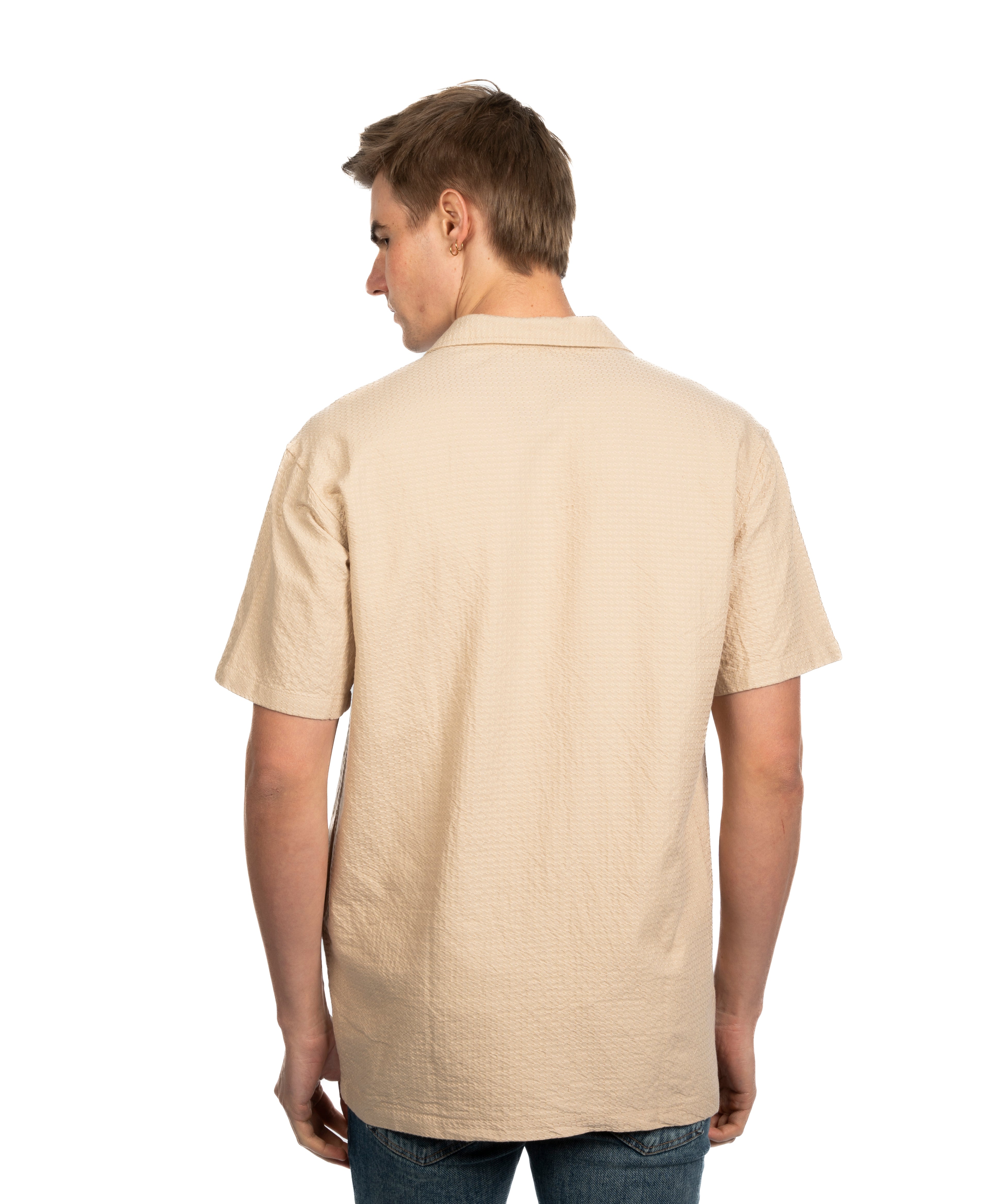 Half Sleeve Shirt - Men - Striped