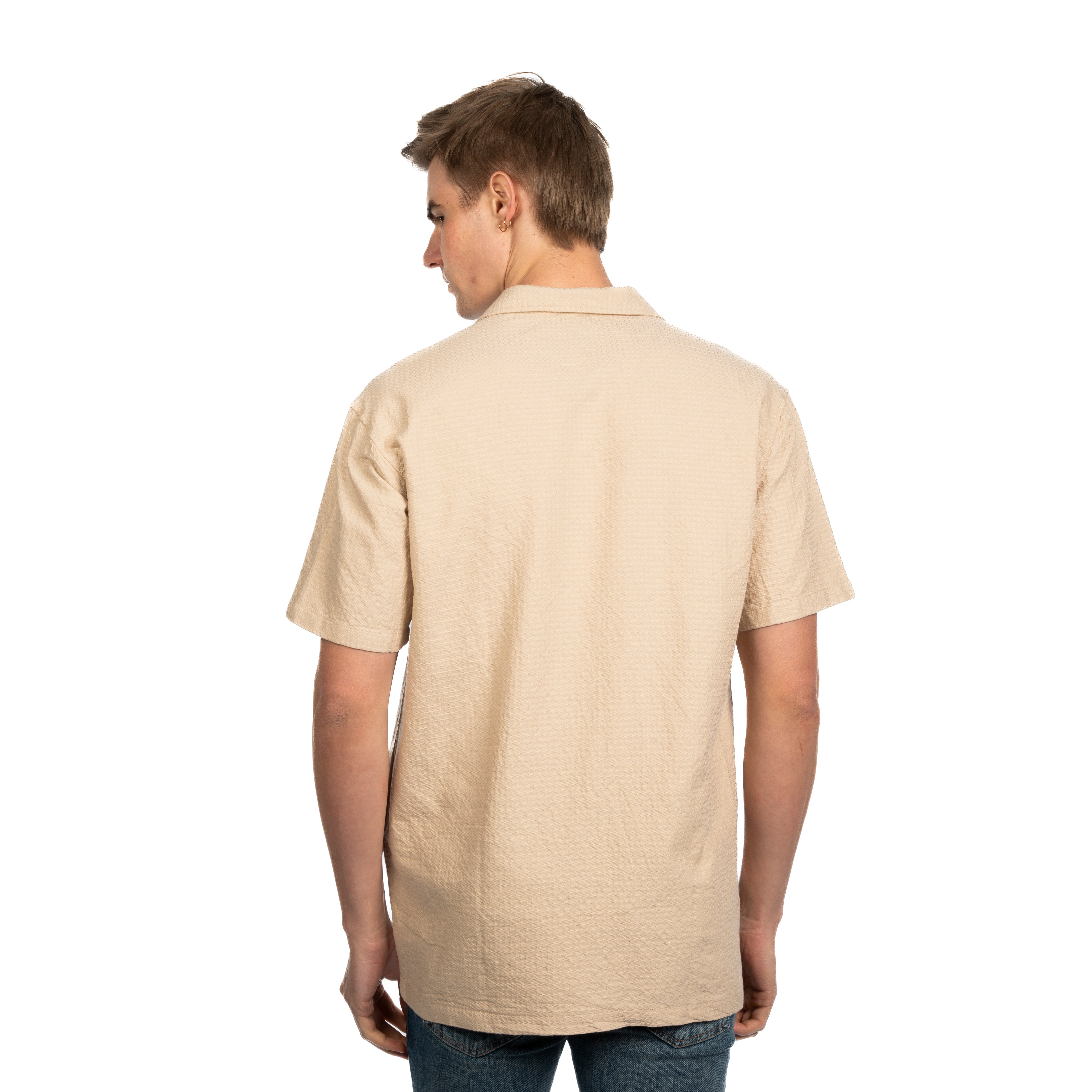 Half Sleeve Shirt - Men - Striped