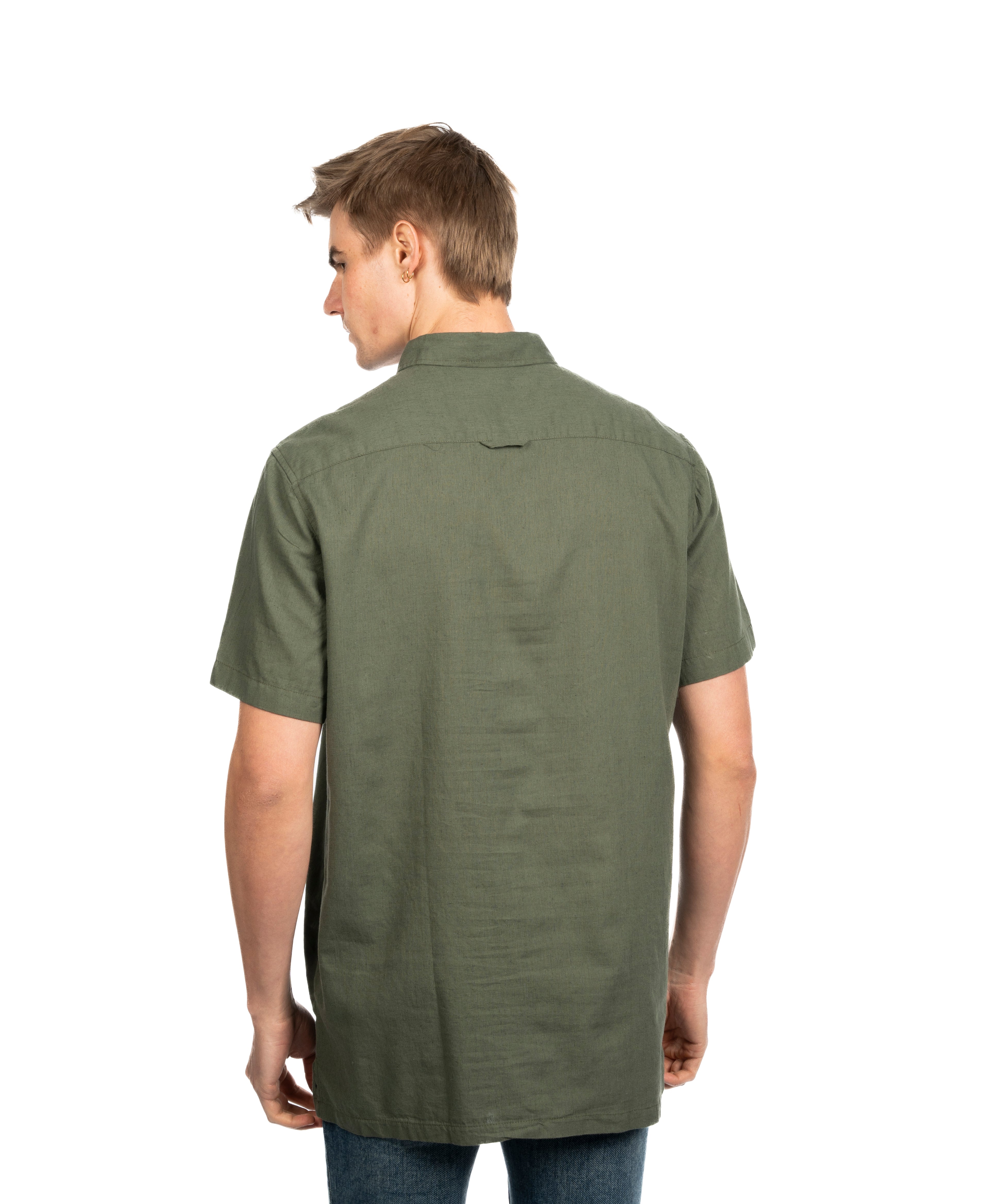 Half Sleeve Shirt - Men - Striped