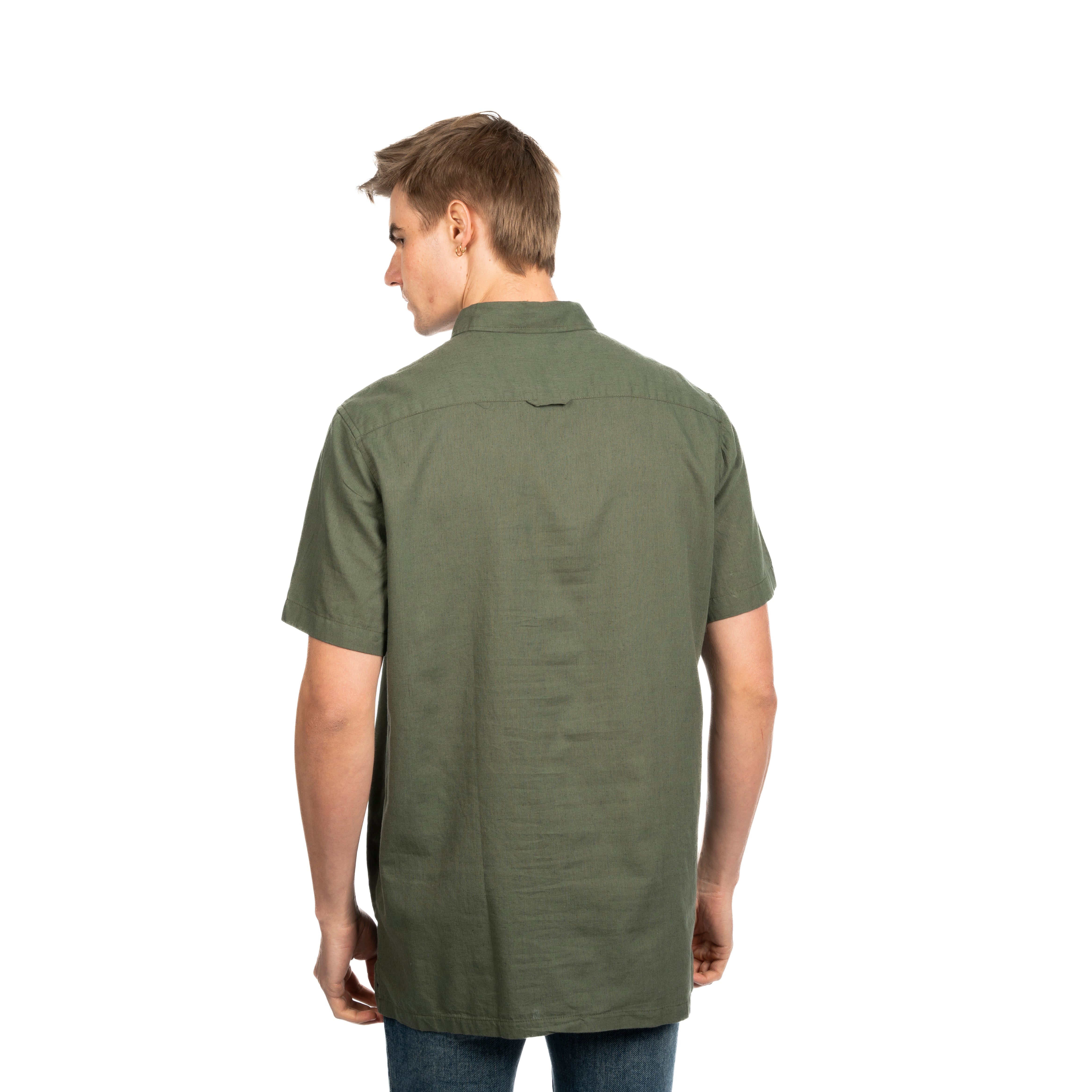 Half Sleeve Shirt - Men - Striped