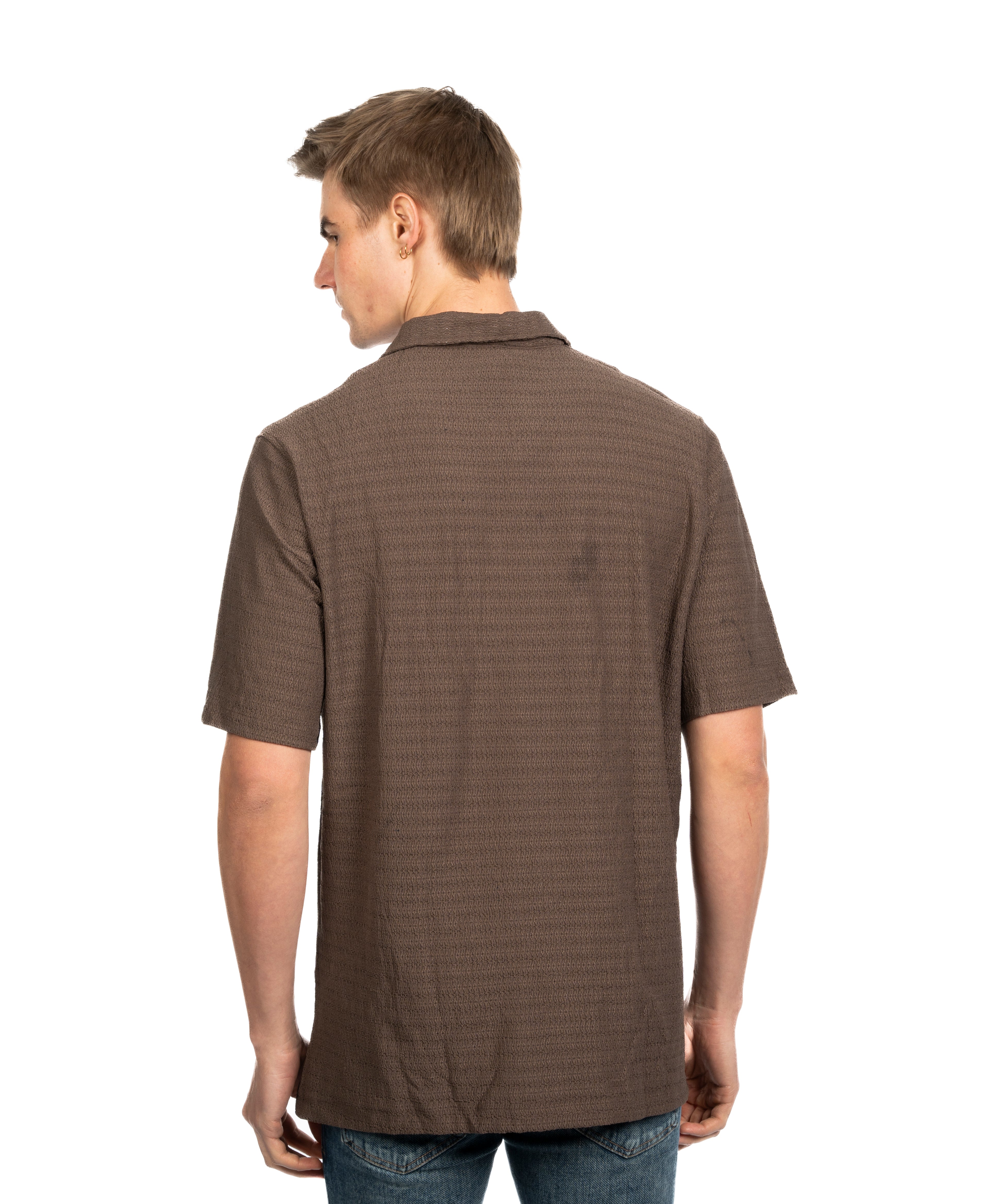 Half Sleeve Shirt - Men - Plain