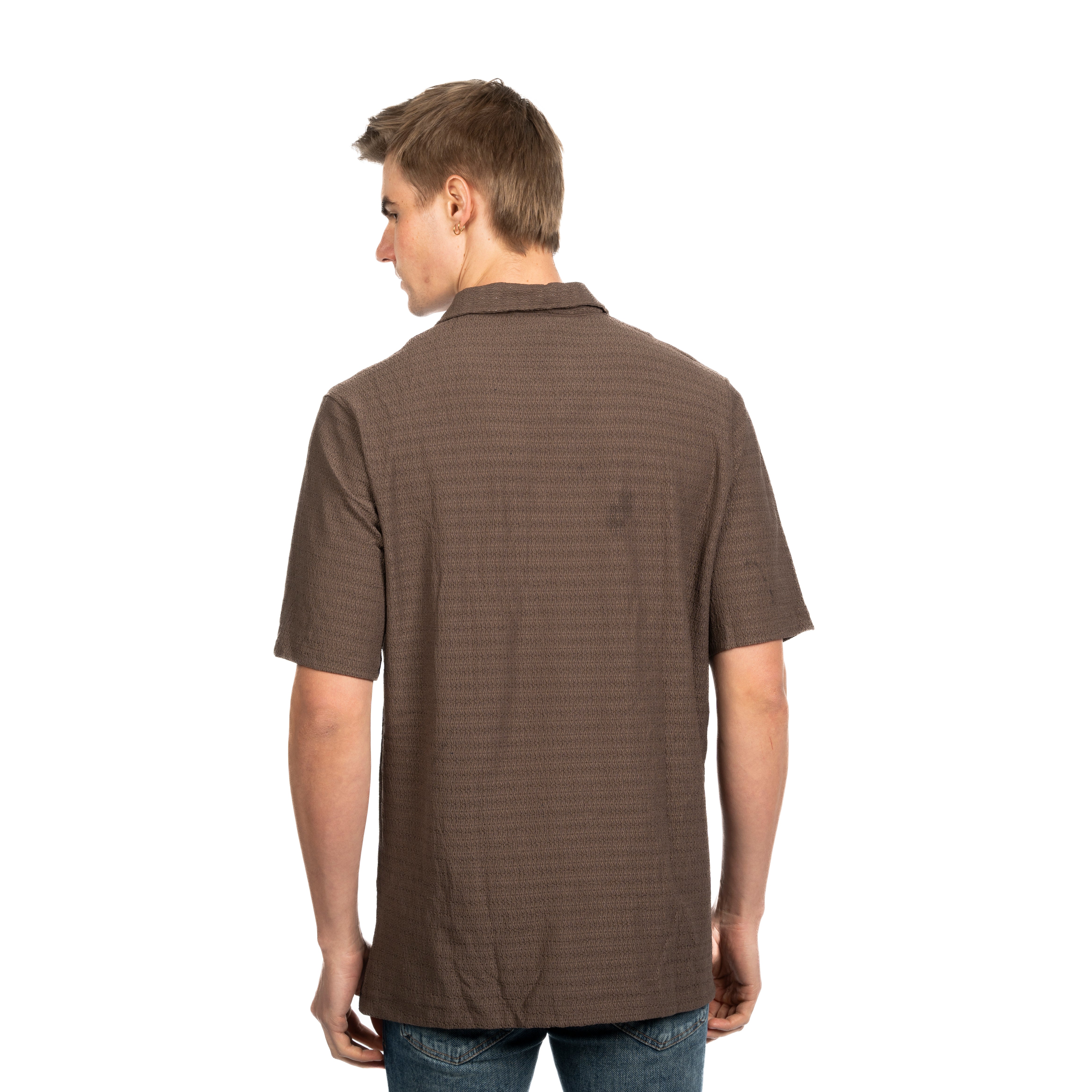Half Sleeve Shirt - Men - Plain