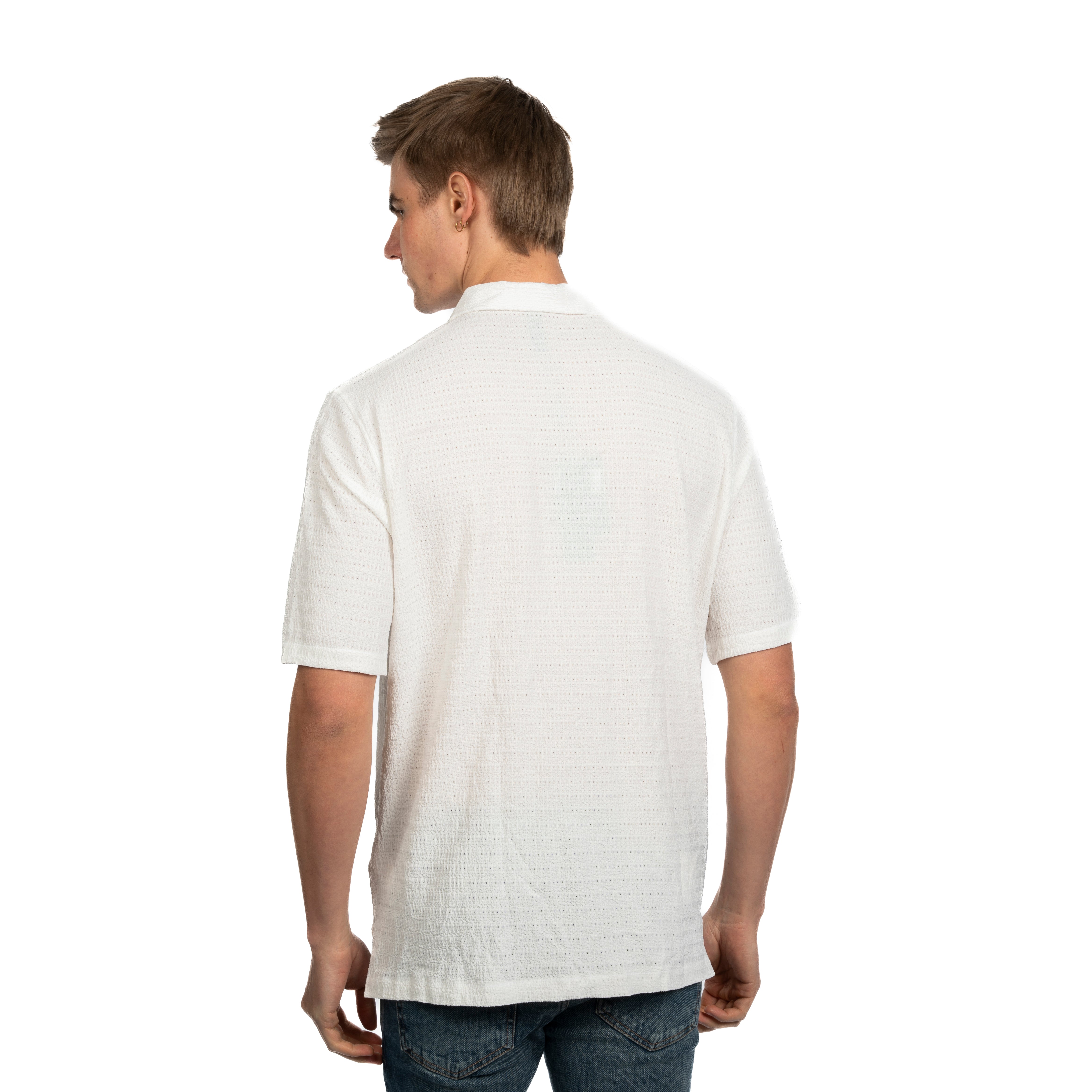 Half Sleeve Shirt - Men - Plain