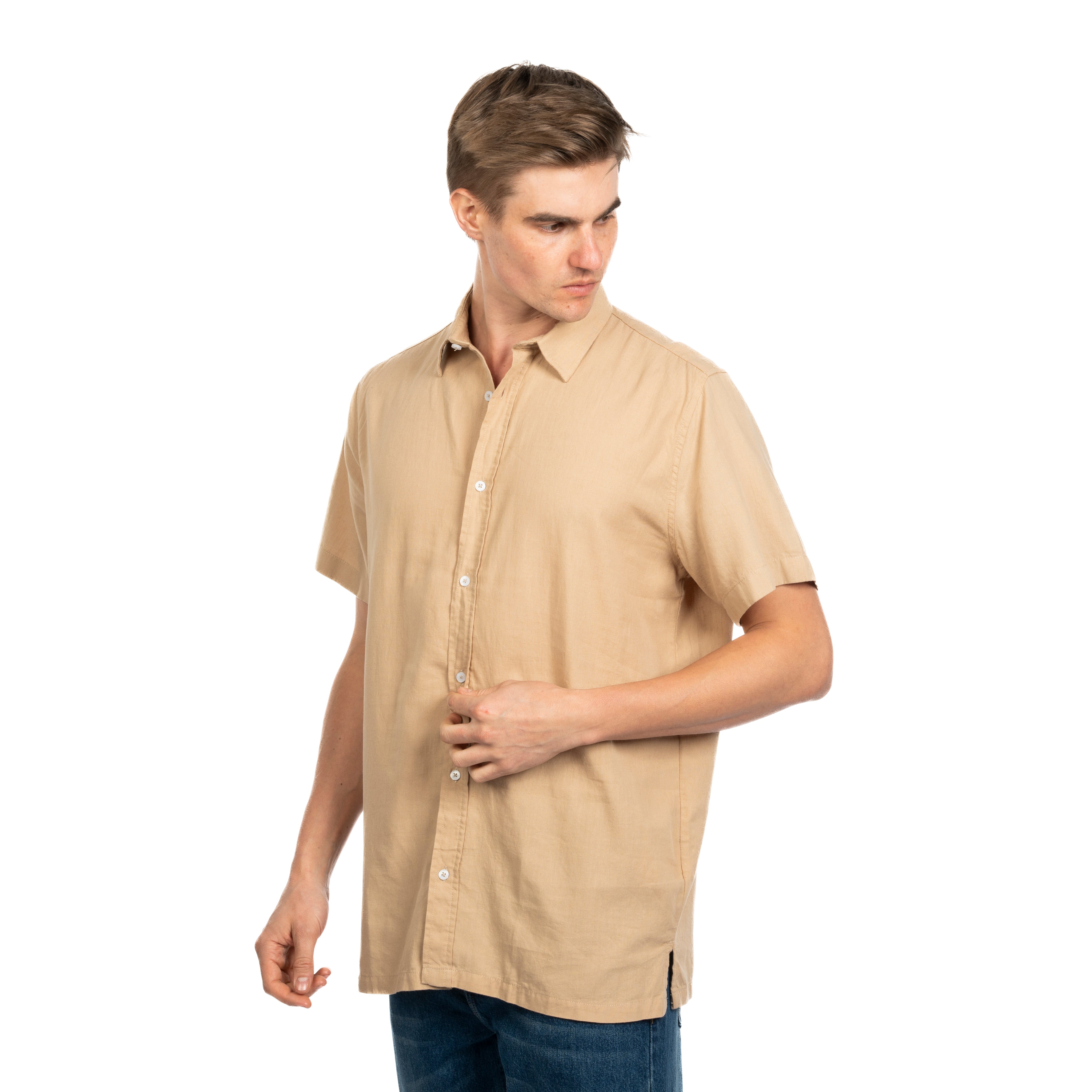 Half Sleeve Shirt - Men - Striped